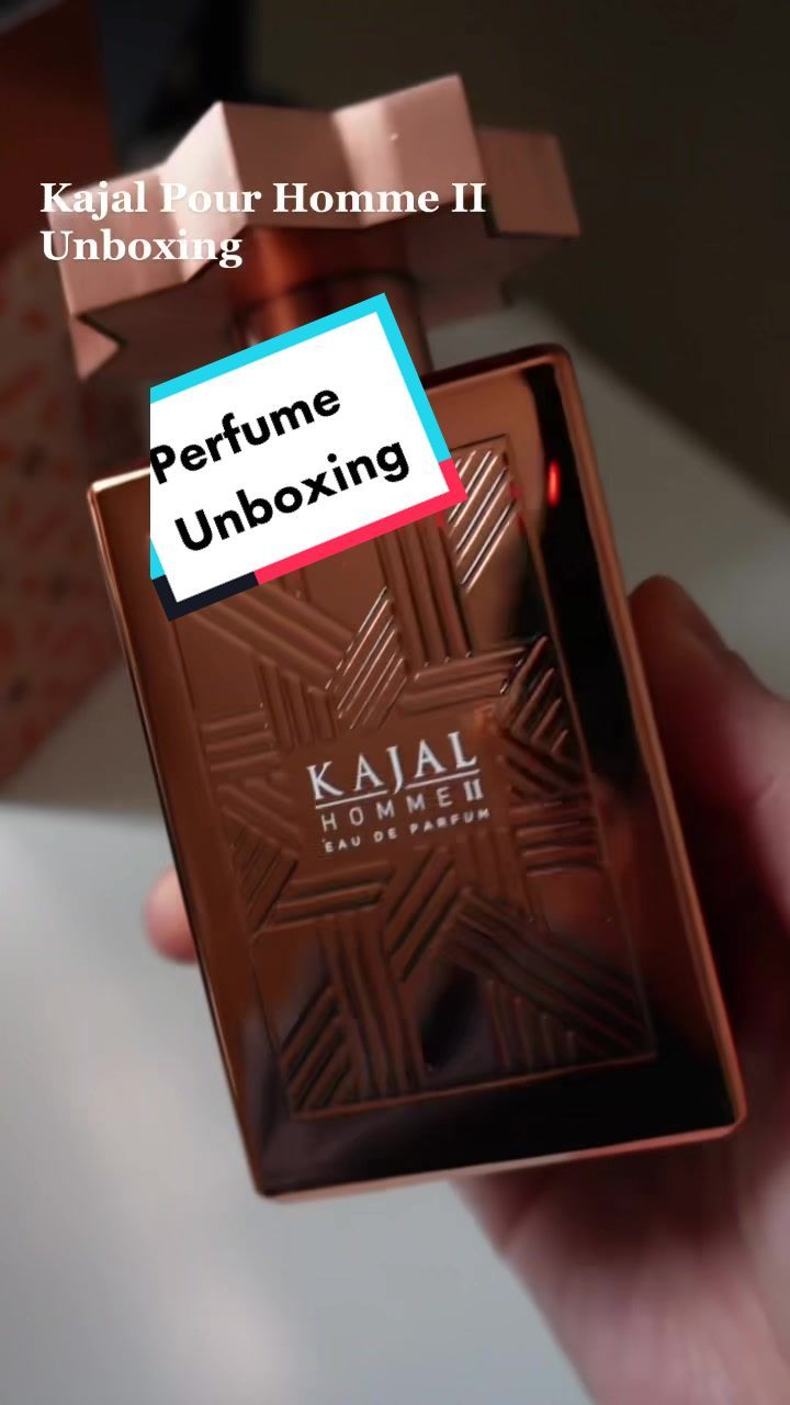 Unboxing Kajal Pour Homme II #perfumetiktok #luxury #perfume #Lujo #foryou #trending #foryoupage #dance