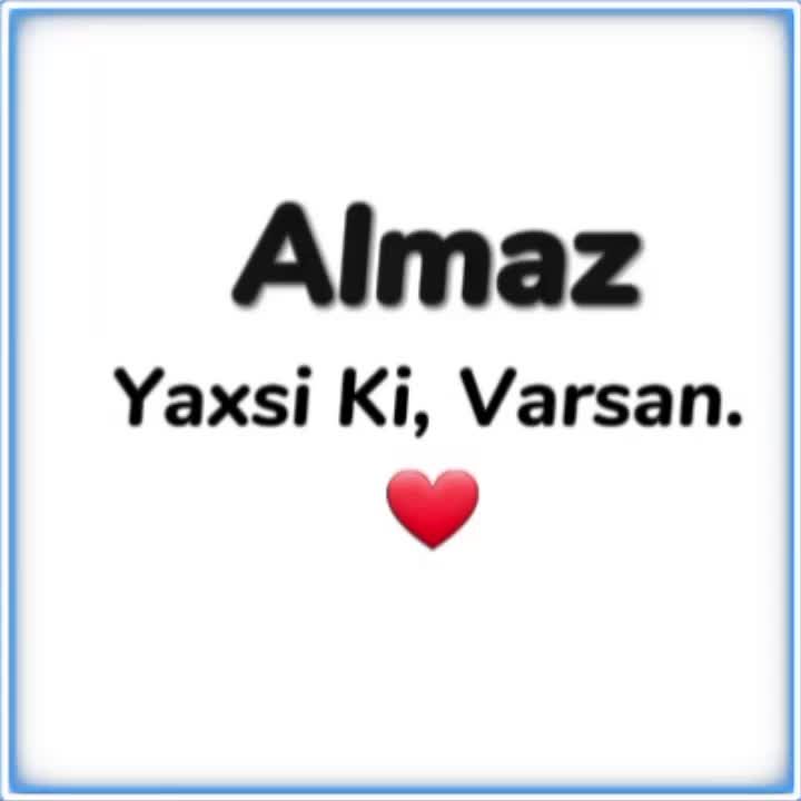 Almaz adli xanimlar ucun#adgununmubarek #adların_yazılması❤🤗 #kesfett #adlarin #adlarin_hazirlanmasi #adlarin_hazirlanmasi❤ #adlarinhazirlanmasi #adlarinyazilmasi 