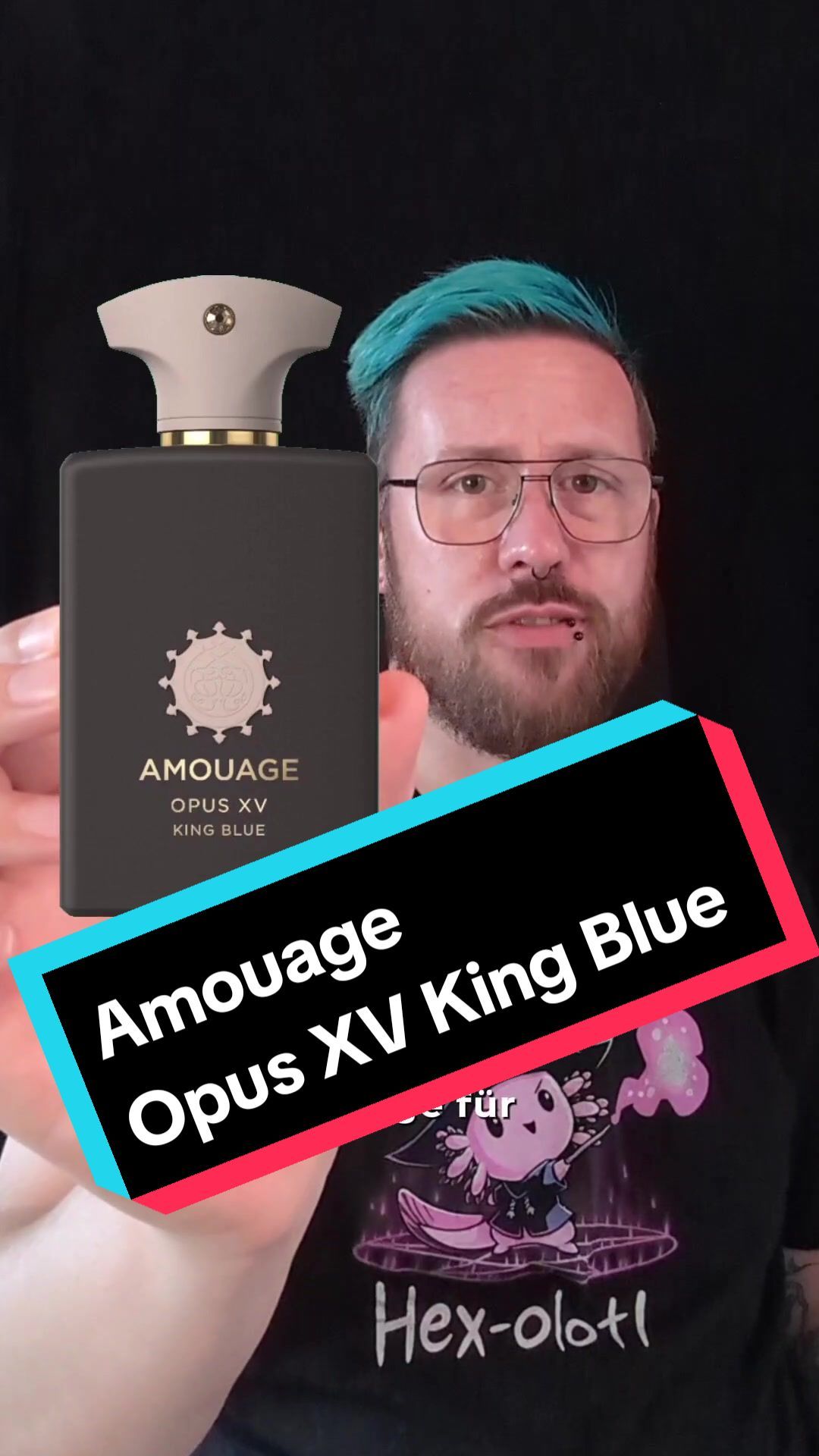Das neuste Release von Amouage wird getestet, Opus XV King Blue, richtig guter Duft! Unbezahlte Werbung #nischenclub #parfümtok #parfumviral #herrenduft #amouage 