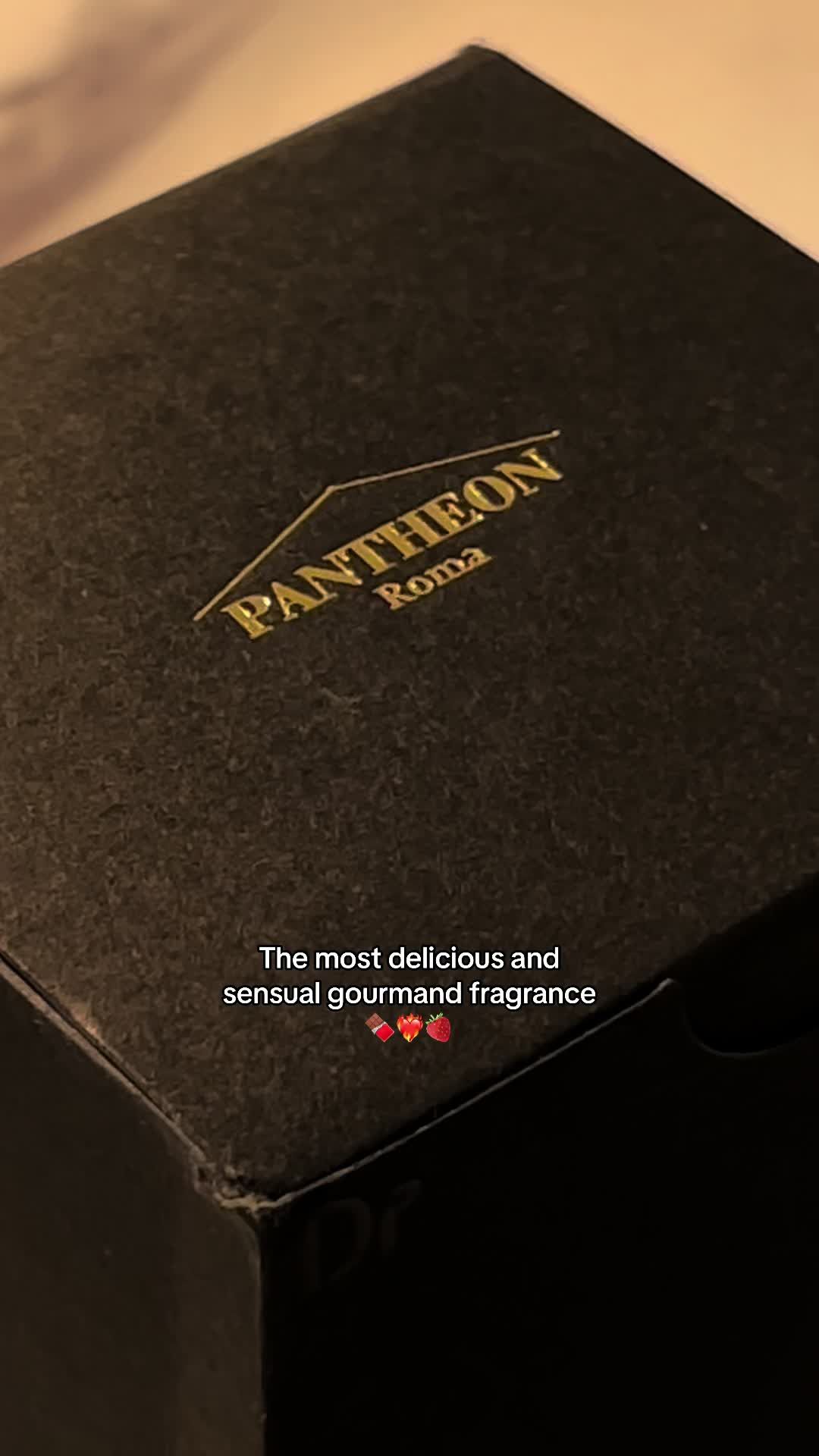 Dolce Passione by Pantheon Roma. The latest addition to my perfume pantheon 🥰. #lovinonme #trending #beauty #fragranceugc #dolcepassione #gourmandperfume #gourmandfragrances #mostcomplimentedfragrances #fragrancetok #perfumetok #scentswithstories 