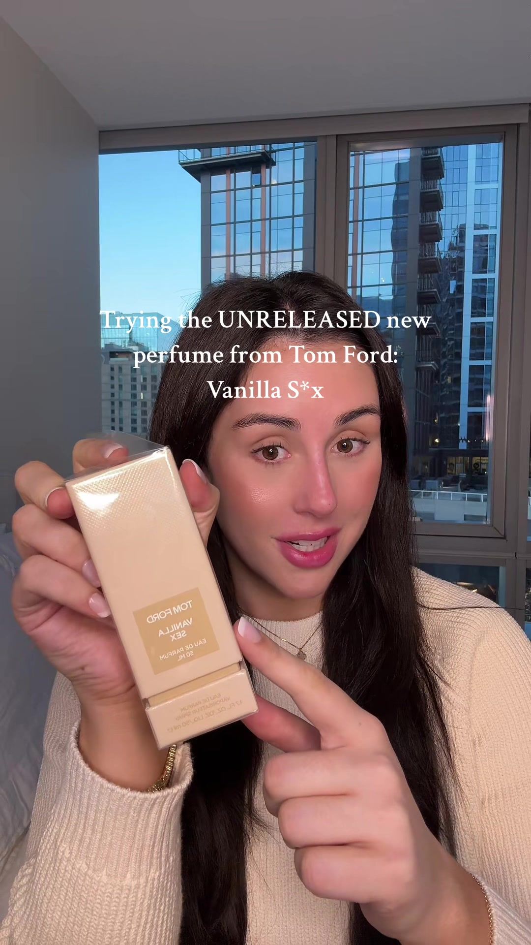 SOS for the vanilla girls- I think I might be the first person on here to have / review a full bottle of Tom Ford’s brand new, unreleased scent: Vanilla S*x 😭🍦 Are you a vanilla almond fan? #vanillaperfume #tomfordvanillasix #tomfordperfume #newperfume #newperfumerelease #vanillafragrance #unreleased #fragrancetok #fragrancetiktok #vanillagirl #firstimpressions 