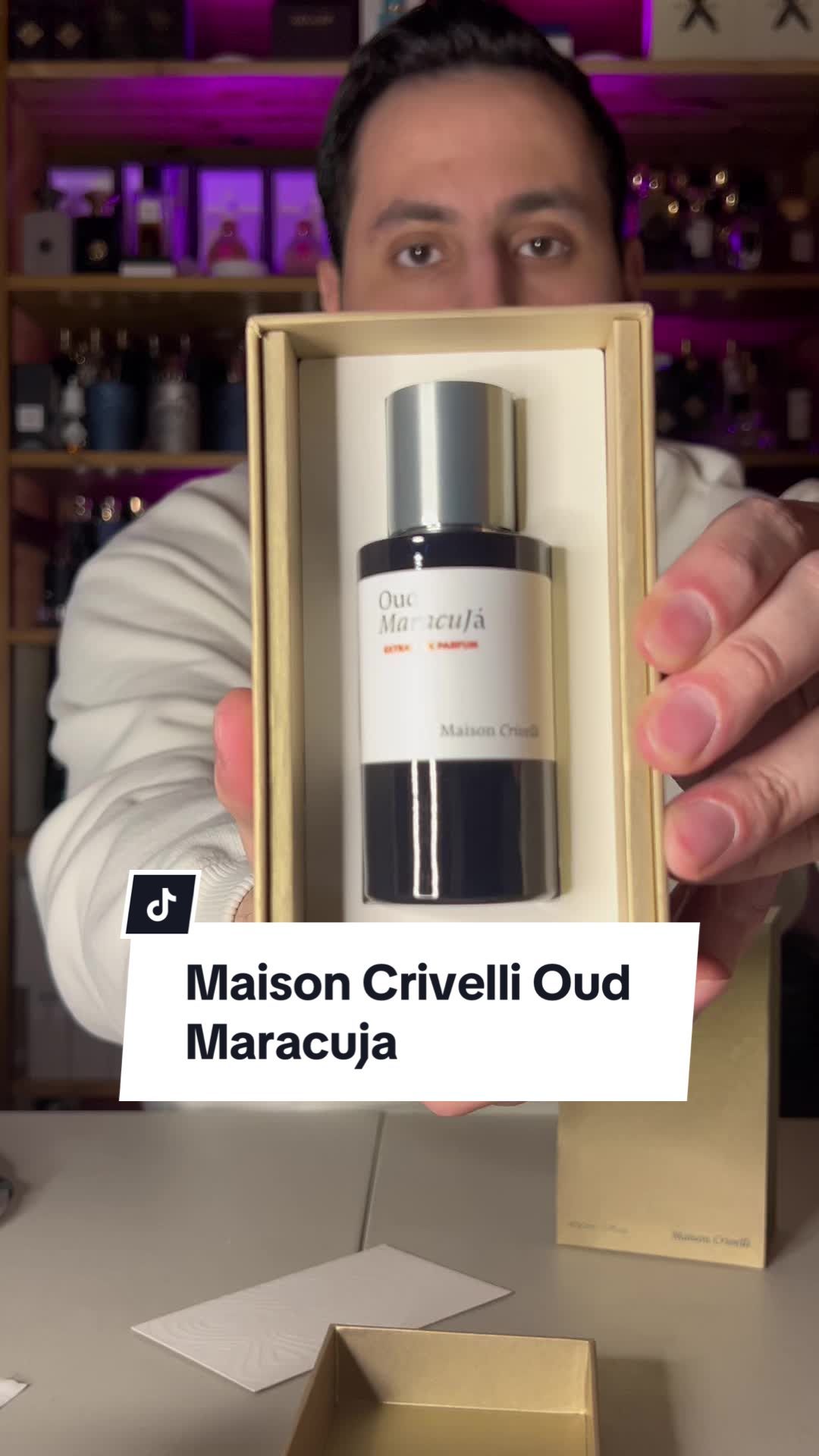 Maison Crivelli Oud Maracuja First Impressions! This stuff is generational. #maisoncrivelli #oudmaracuja #perfume #nicheperfume #perfumefyp #colognesformen #mensperfume 