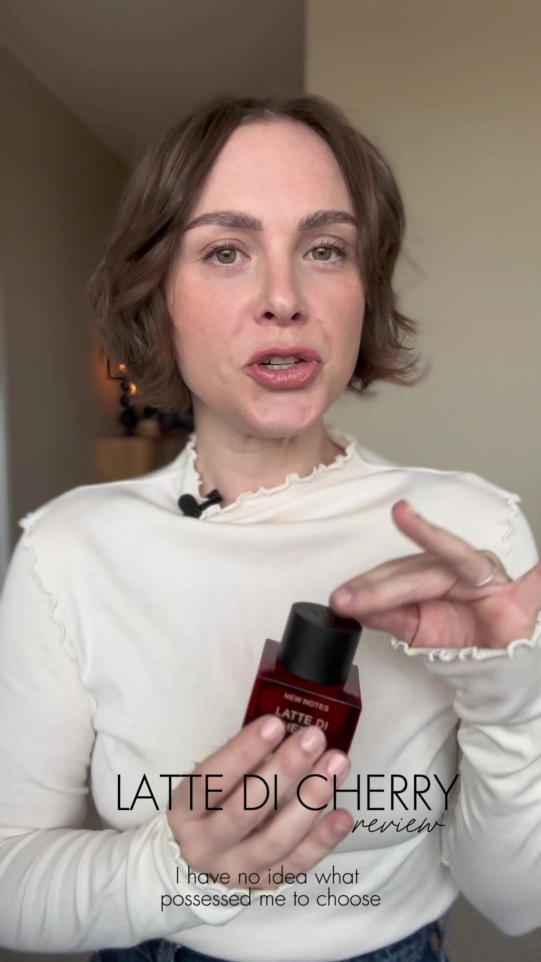 LATTE DI CHERRY 🍒 So picky anout cherry perfumes but this is a gorgeous interpretation of the note. *gifted use code “ELLIESCENT20” on @So Avant Garde  #perfumetok #perfumereview #cherryperfume #lattedicherry #perfumerecommendations 