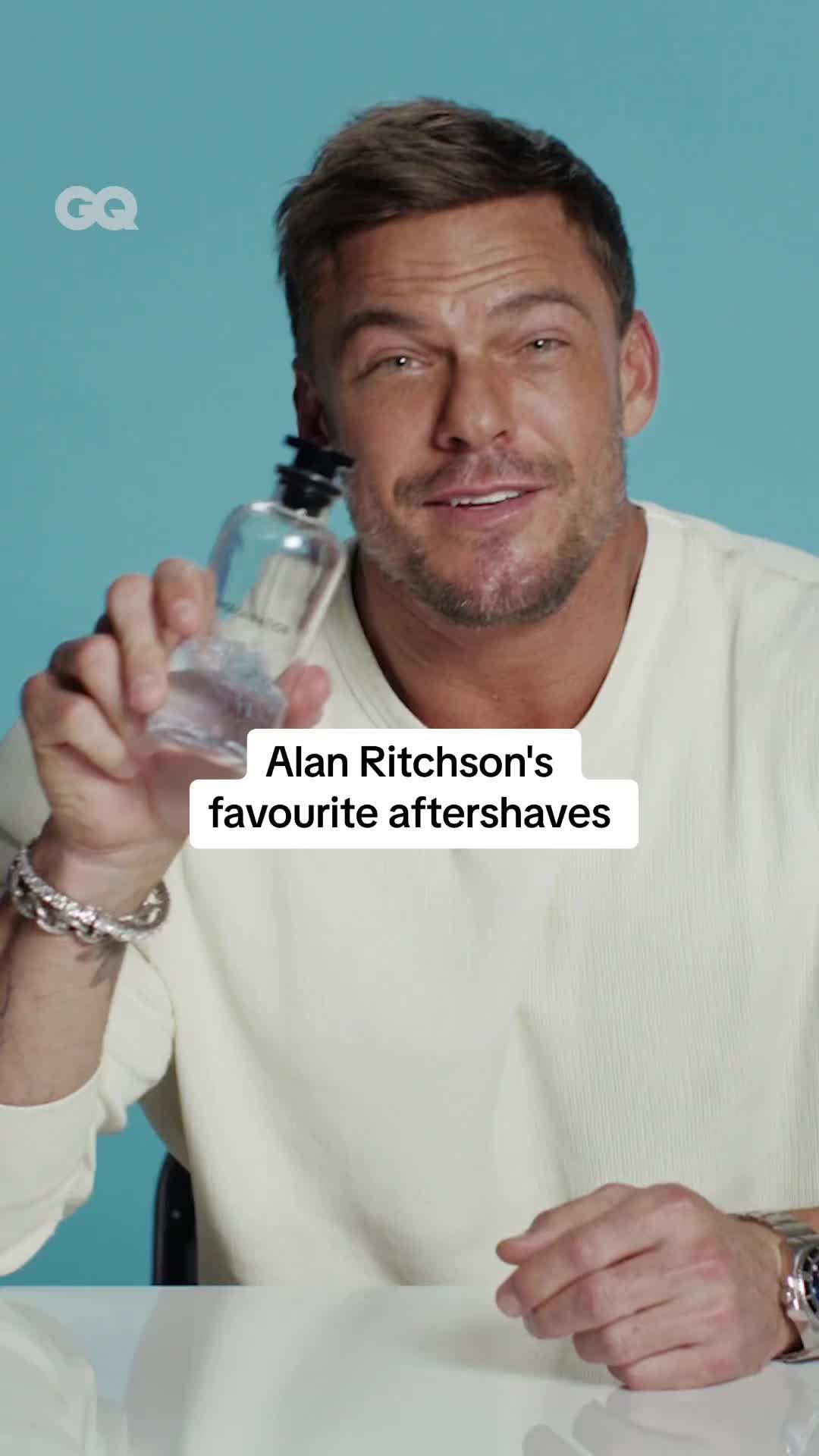 It’s bedtime, so somewhere in the world, Alan Ritchson is diligently applying his nighttime scent: Louis Vuitton's Imagination. #AlanRitchson #Reacher #JackReacher #LouisVuitton #MensAftershave