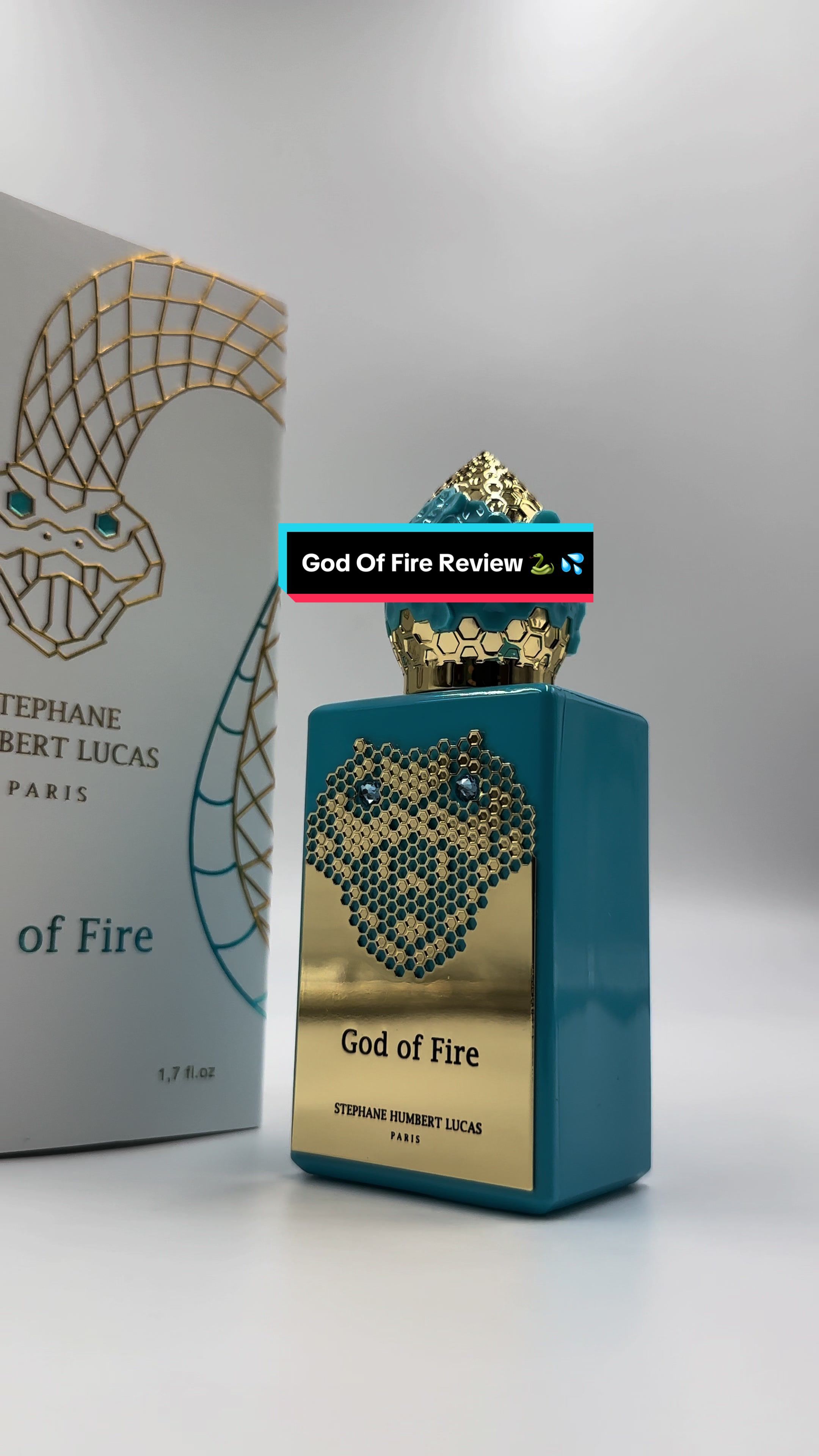 Reviewing the strong & fruity “God Of Fire” fragrance by Stephane Humbert Lucas 💪🏽 🥭 🍇 🫚 ✨  #godoffire #stephanehumbertlucas #fragrance #perfume #review #unboxing #luxuryperfume #luxuryfragrance #fragrancesamples #perfumesamples 