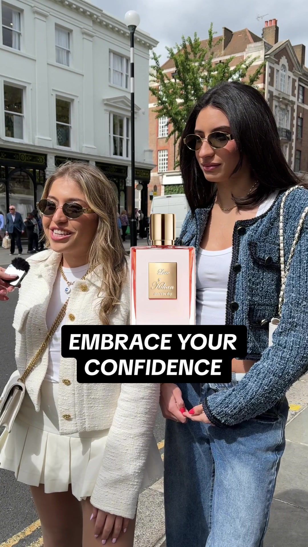Embrace your confidence with this perfume ✨ #kilianperfume #fragrance #streetinterview 