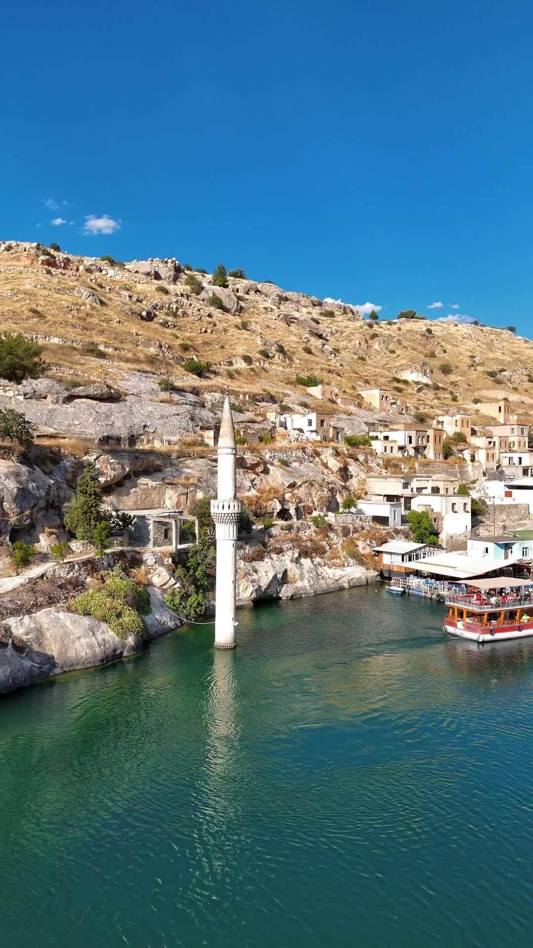 Batık şehir Halfeti 🥀 #halfeti #şanlıurfa #batıkent #traveltiktok #travelturkey #travelgenius #djimini #djimini4pro 