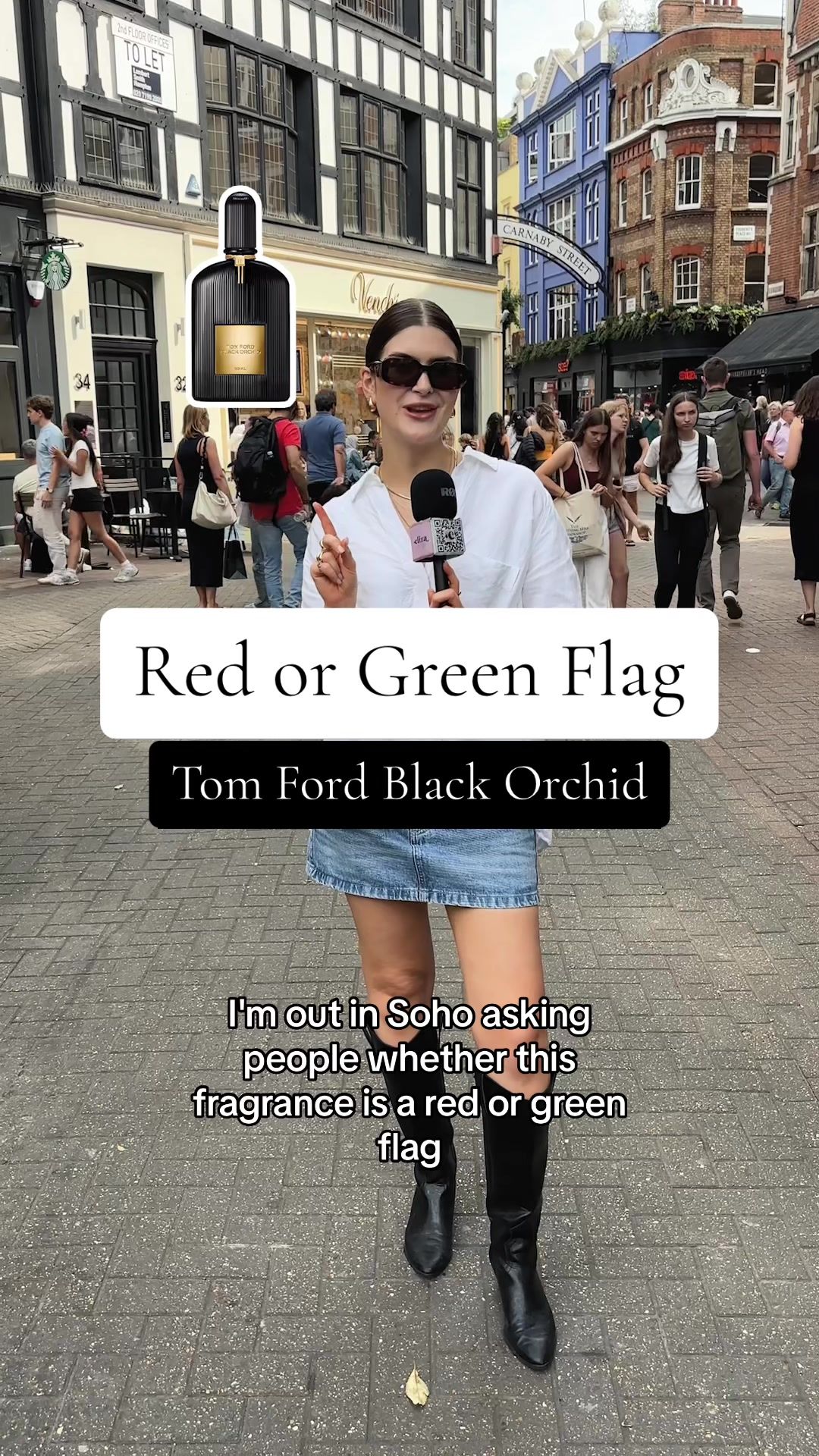 This week we took Tom Ford’s Black Orchid to the streets to see people’s reactions 🎤 but what about you? Is it a red or green flag? #perfumetok #perfume #cologne #tomford #designerfragrance #fragrance #fragrancetok #fragrancereview #perfumereview #streetinterview #minimic 