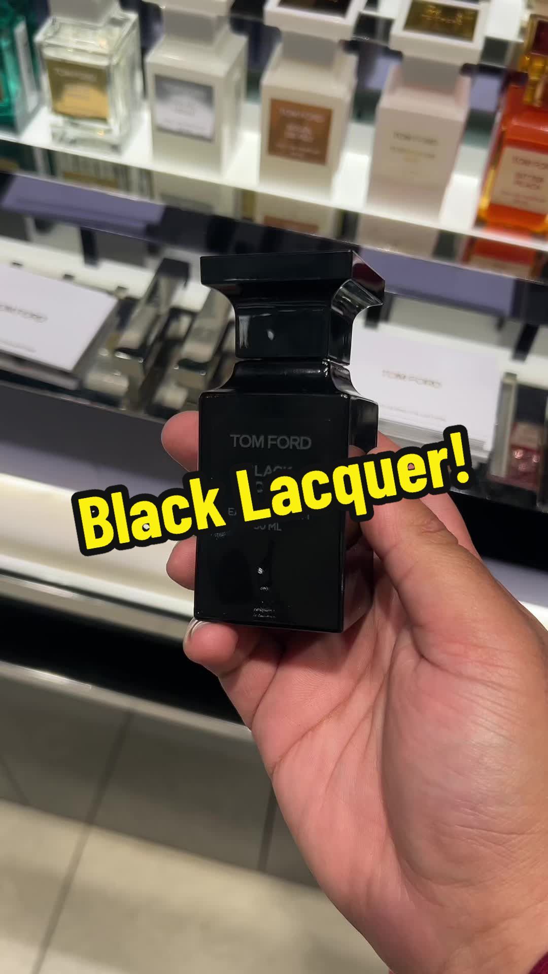I tried the new Tom Ford fragrance Black Lacquer. It immediately reminded me of a niche fragrance I love. #niche #tomford #tomfordbeauty #rishij7 #CapCut 