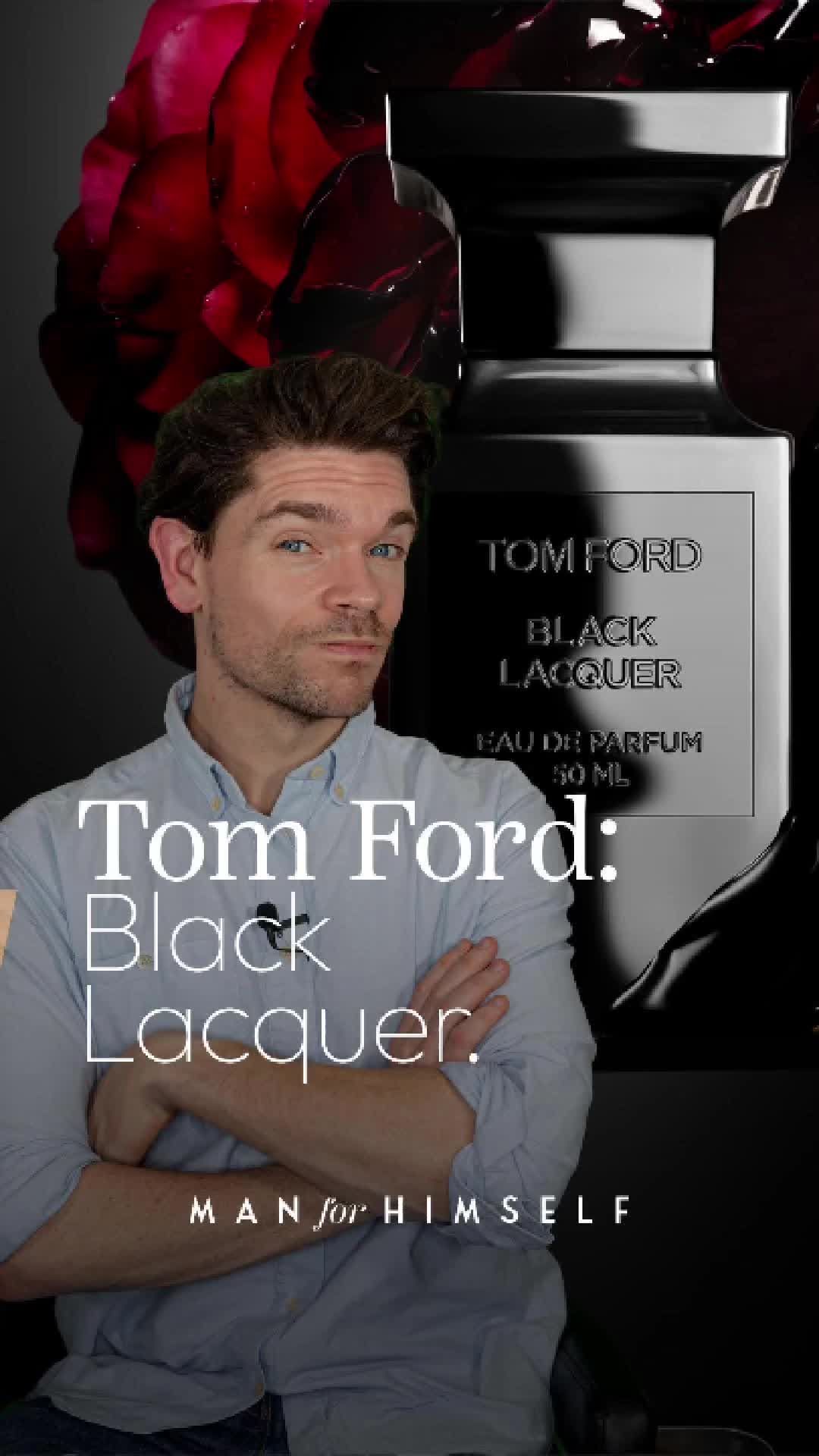 As promised, my Tom Ford Black Lacquer review.  #TomFord #BlackLacquer #Fragrance #FragranceReview #PrivateBlend  #ManForHimself #fragrancetiktok 