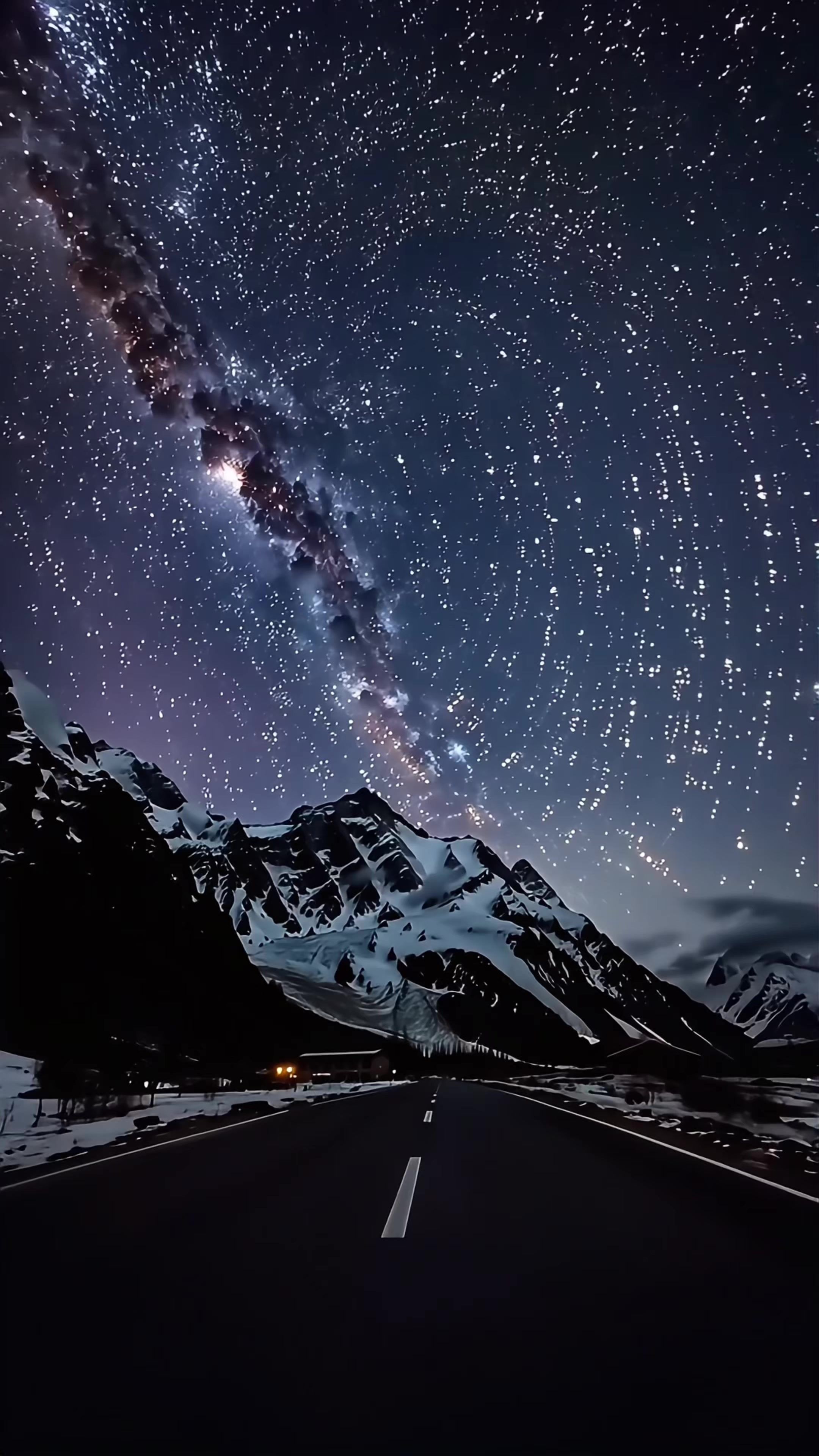 Starry night ✨ #landscape #night #star #starrynight 