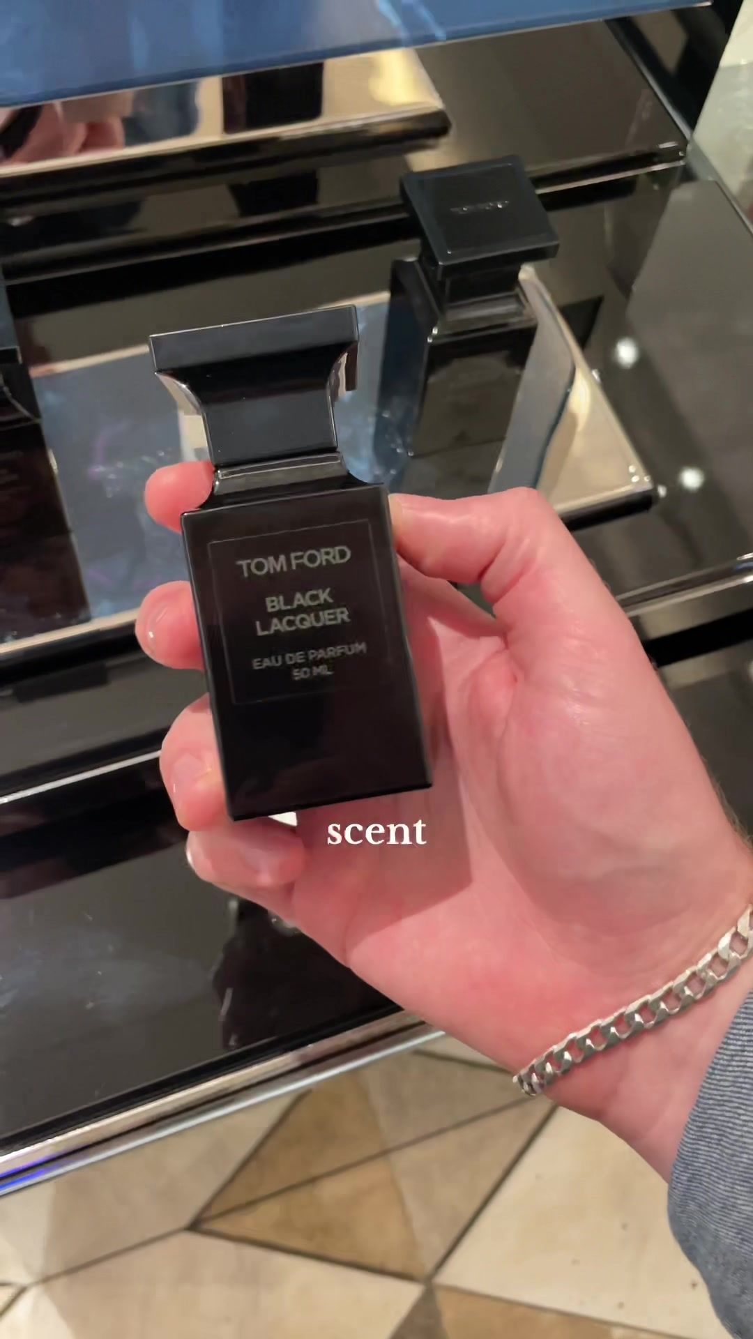 @tomfordbeauty - Black Lacquer is like nothing I’ve ever smelled before!  #tomford #fragrancereview #perfumetok #fragrancetok #selfridges  