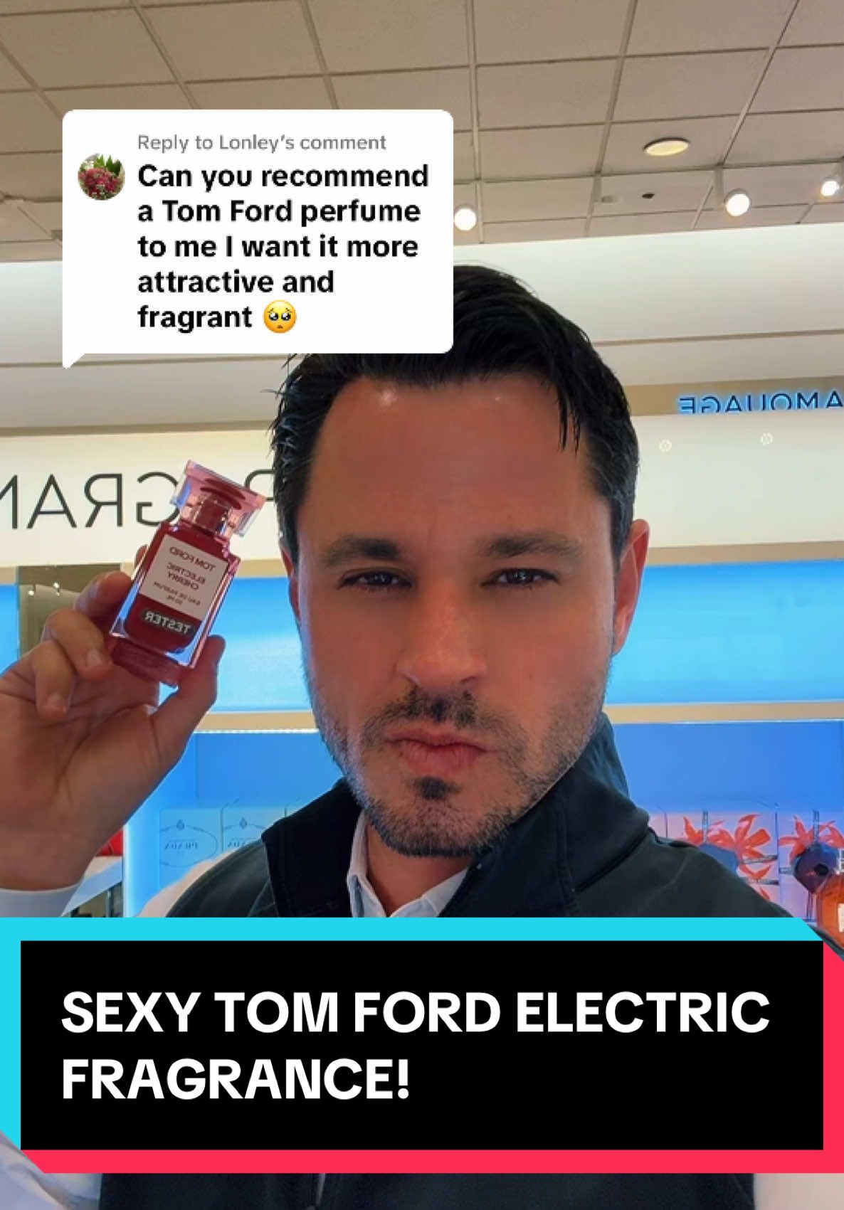 Replying to @Lonley SEXY TOM FORD ELECTRIC FRAGRANCE! #fragrancetiktok #fragrancetok #perfum #perfumetiktok #girls #ladies #woman #fyp 