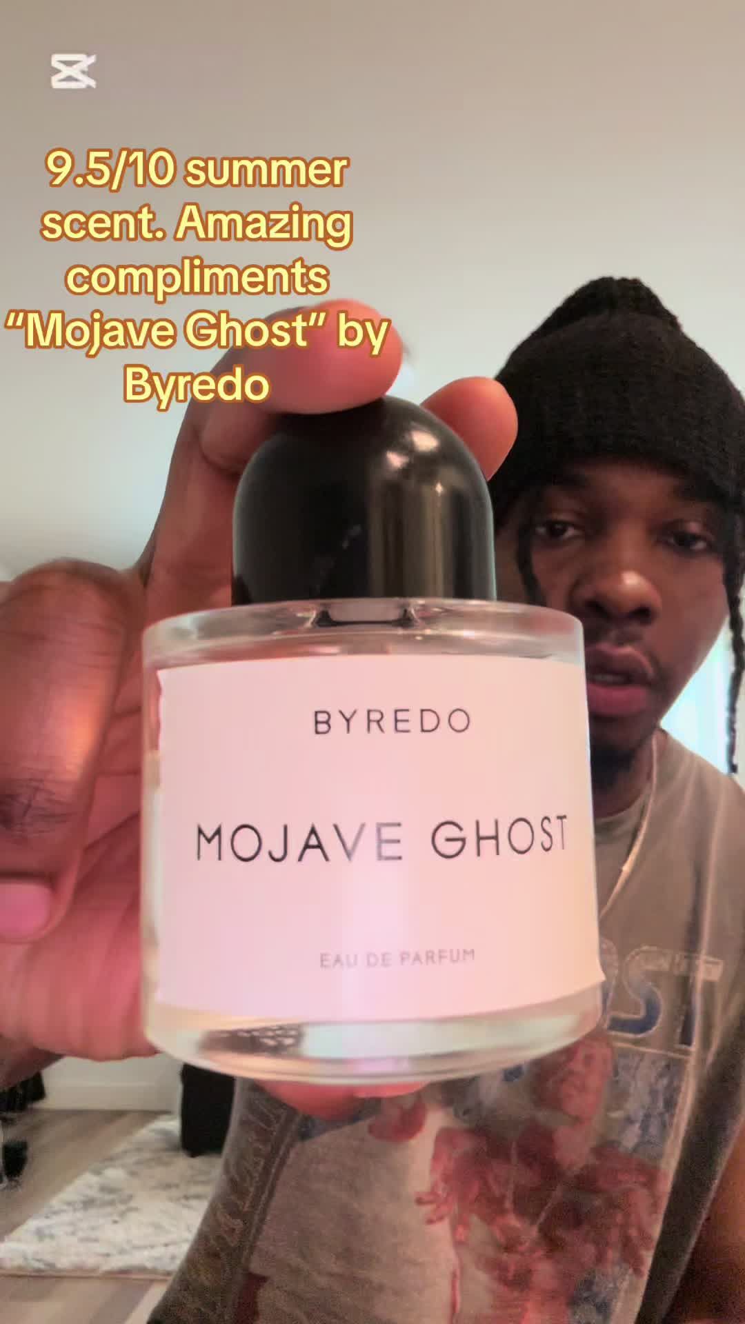 The almost perfect fragrance Byredo “Mojave Ghost”. #louisvuitton #fragrance #datenight #unisexperfume #TikTokShop #womensfragrance #mensfragrance #cologne #byredo #mojaveghost #tik #viral #compliment #Summer #summerfragrance 