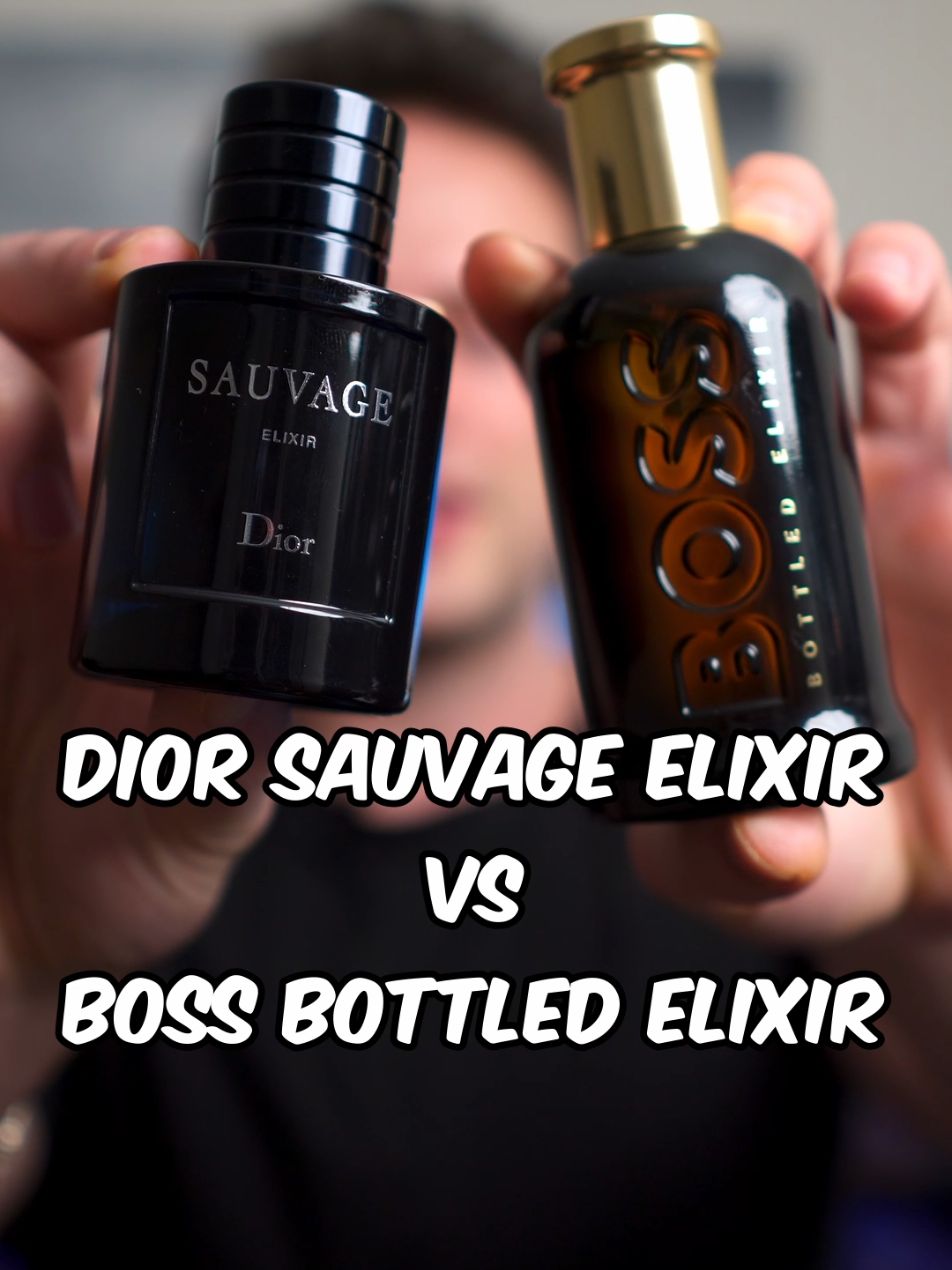 Dior Sauvage Elixir vs Hugo Boss Bottled Elixir #Cologne #mensfragrance #Fragrance #chadsecrets 