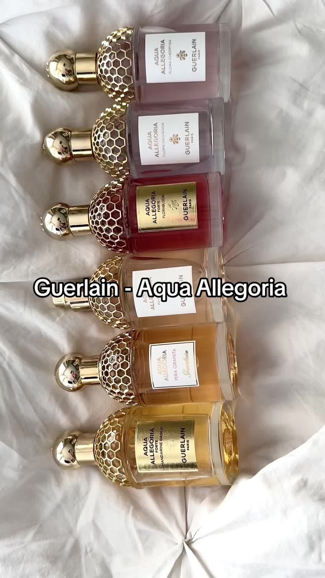 I’m a collector of Guerlain fragrances. The bottles are so pretty and they rarely fail with their scents. Do you have any favourite from Guerlain?  #perfumetiktok #fragrancetiktok #guerlain #aquaallegoria #fragcomm #sotd @Guerlain 