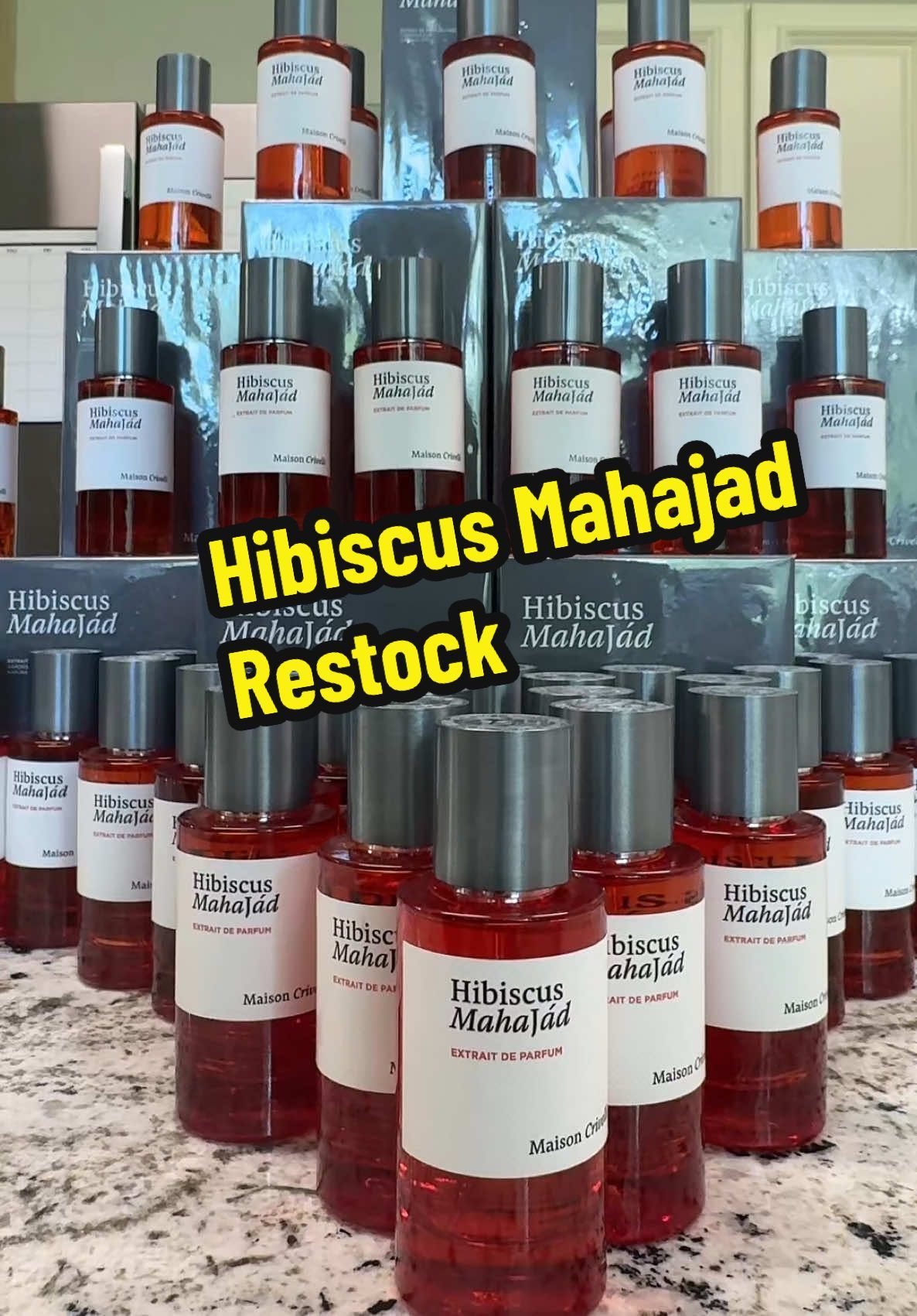 Hibiscus Mahajad Tester back in stock !  #hibiscusmahajad #fragrancetok #fyp #cologne #fragrancenevaeh #samples