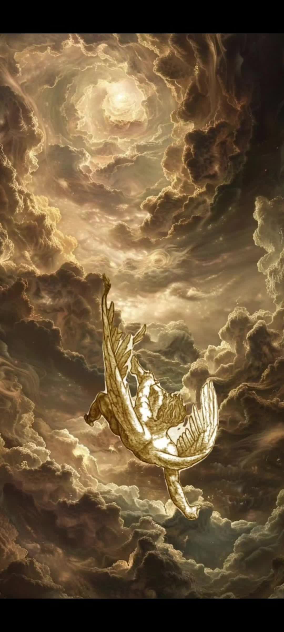 Icarus You say I'm like Icarus. That I flew too close to the sun. That my path is reckless. Dangerous. A warning to others. But what do you know of flight? You sit in the shadows, afraid of the flame, and call it wisdom. You point at those who rise and comfort yourself with tales of their fall. Yes, Icarus fell. But he flew. He broke free. He touched the heavens, if only for a moment. While the rest remained bound to the earth, safe in their cages, he soared. I do not fear the sun. I do not fear the flame. I fear only regret. Regret of a life spent crawling, when I was born with the will to climb. If my wings burn, let them burn. At least I forged them myself. At least I reached. You call my story dangerous for the young. But it is the world that is cruel, not my ambition. If you want the next generation to kneel in fear, teach them safety. If you want them to change the world, teach them to endure the pain of the fall—because only those who risk falling can ever fly. #FangYuan #ReverendInsanity #Icarus #AntiHero #DarkFantasy #Ambition #AnimeSpeech #Motivation #RiseAndFall #NeverGiveUp #Cultivation #SelfMade #VillainSpeech #努力は裏切らない #黑暗主角 #逆天而行 #fyp #foryou #viral 