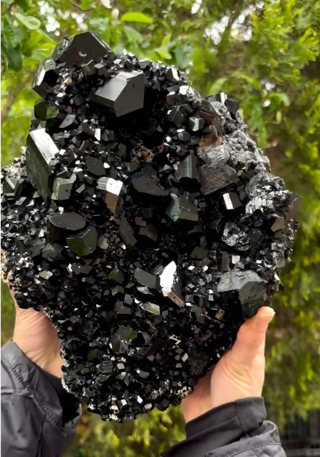 Black Tourmaline from Erongo Mountains, Namibia. #black #namibia #crystal #minerals 