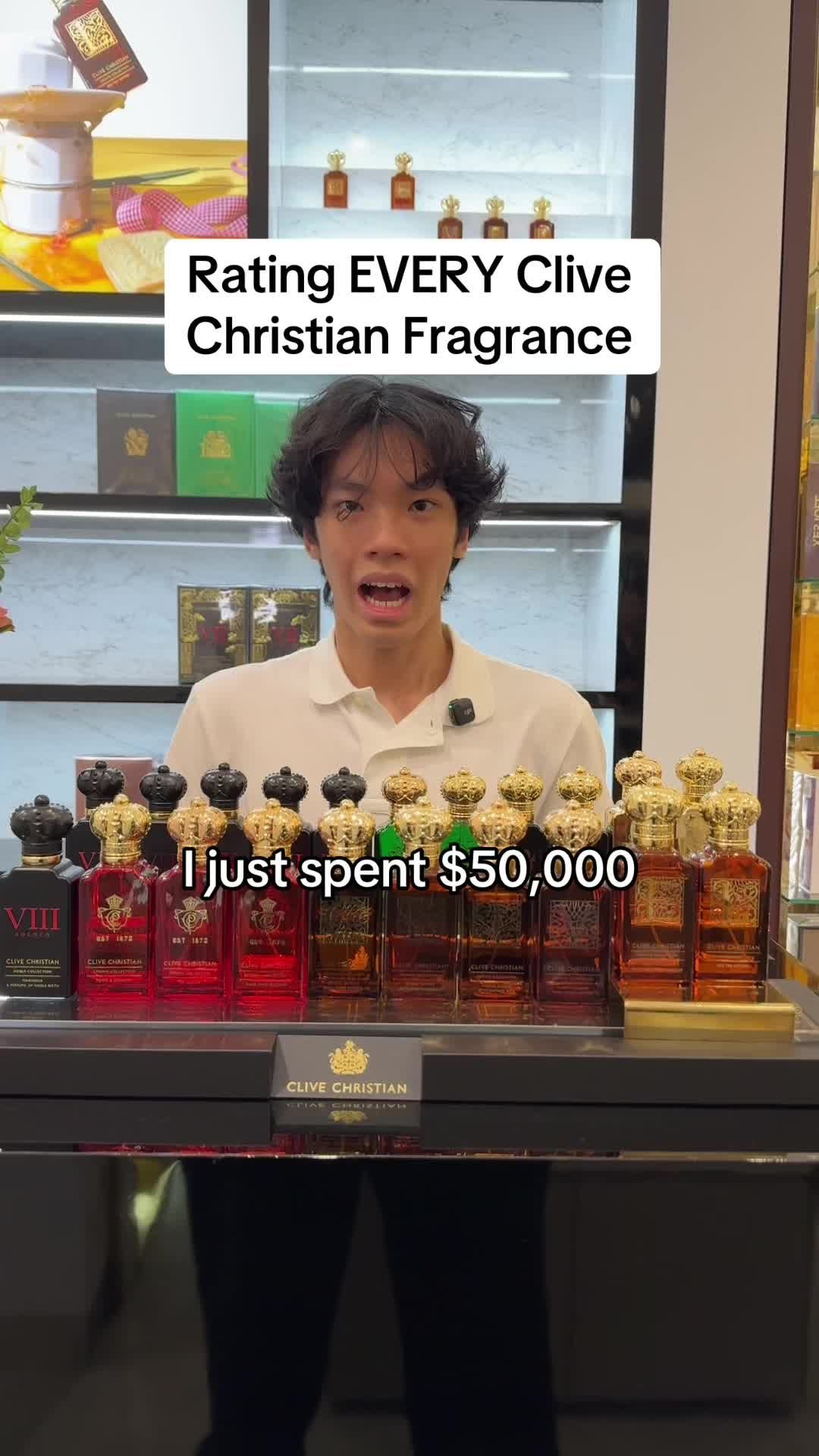 Reviewing every Clive Christian fragrance #fragrance #scentmike #clivechristian 