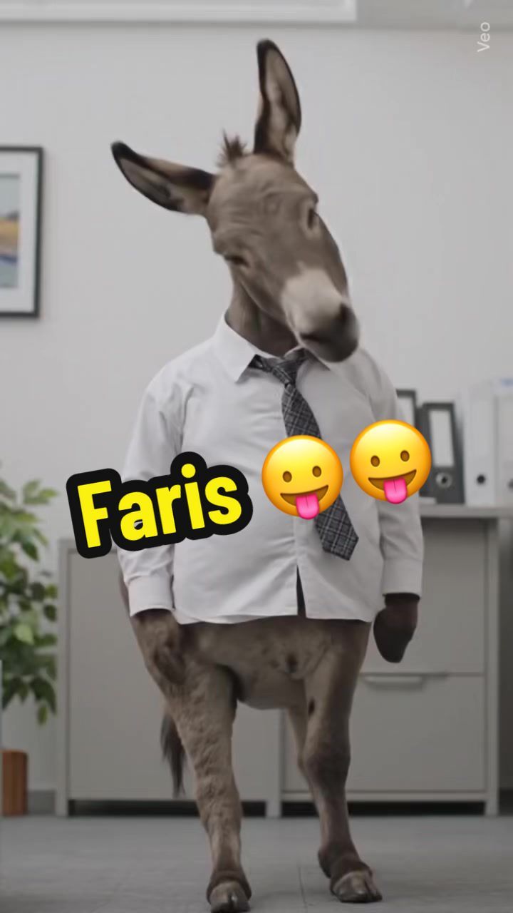 Faris ko hoi kharish #funny #names #faris #farisazritv #donkey #funnynames #funnyvideo 