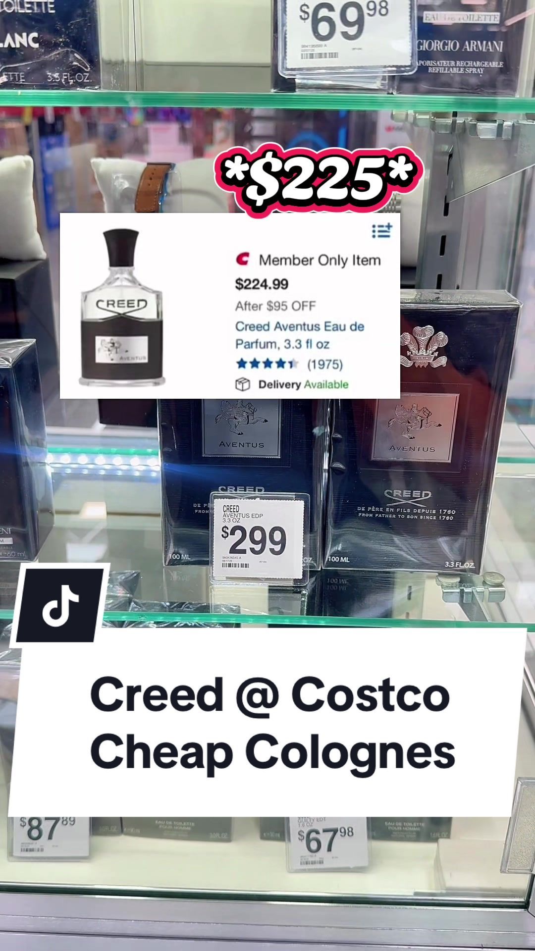 Creed Aventus is cheaper at Costco than Sam’s Club !! Tell your friends ! Everybody knows Costco is better than Sam’s Club!   #costco #fyp #creedaventus #colognetiktok  
