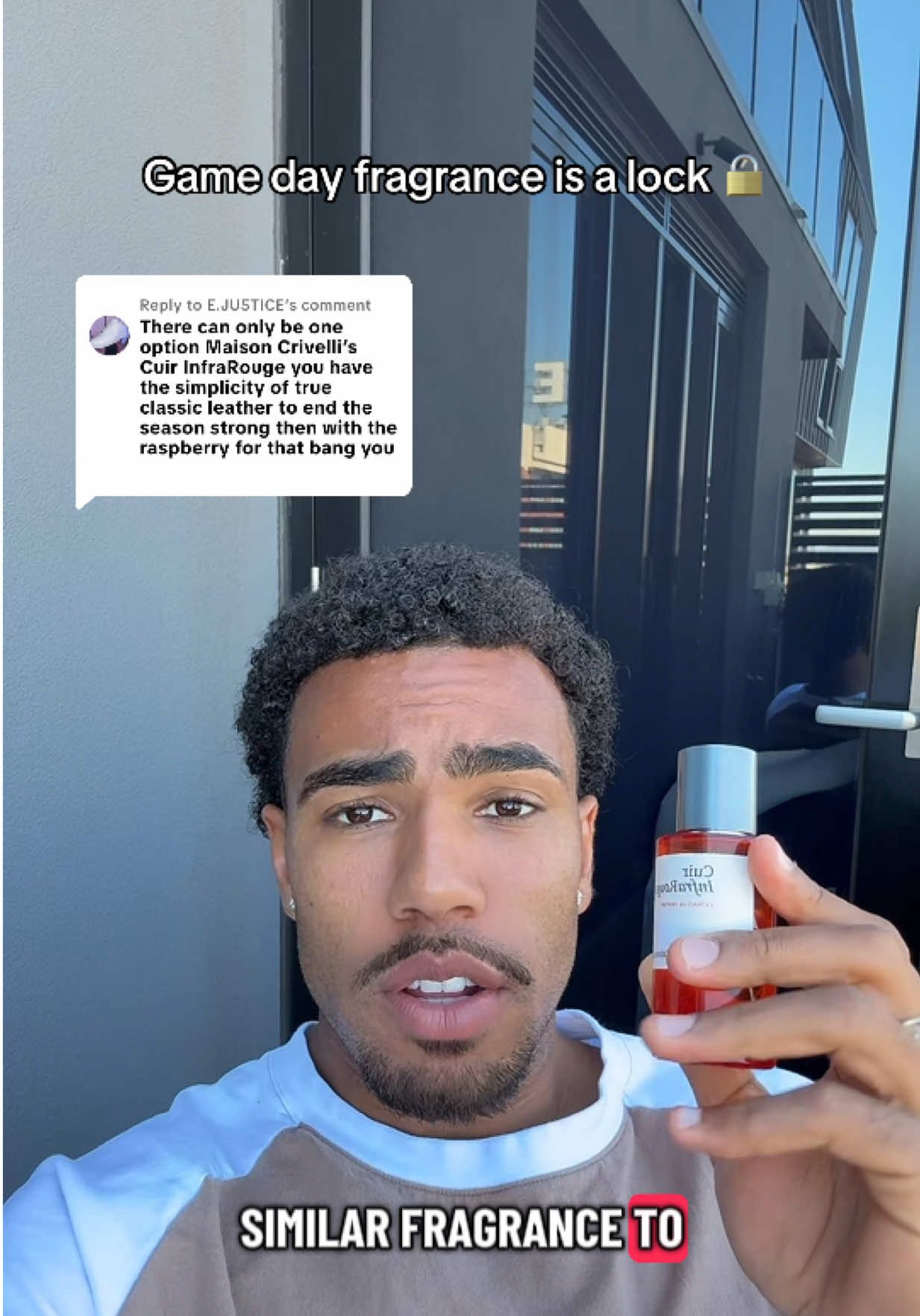 Replying to @E.JU5TICE We’re locked and loaded for round 24! Treat yourself to this fragrance #fragrancetiktok #cologne #afl #gameday #maisoncrivelli 