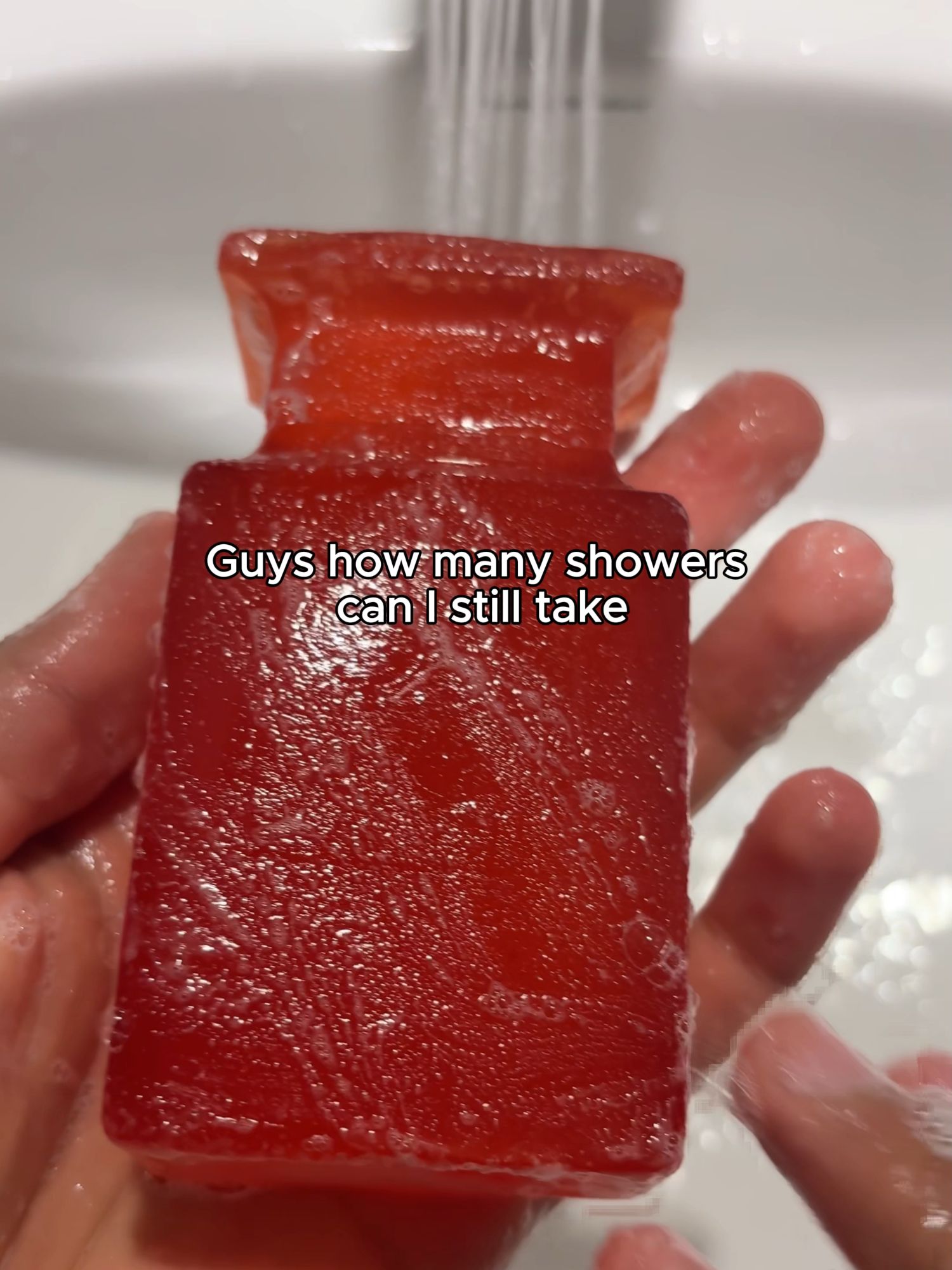 Finished my Lost Cherry soap😢 #perfumetiktok #fyyyyyyyyyyyyyyyy #perfumes #fragrance #fragrancetiktok #fragrances #fyp #parfum #soap #mfk #tomford #lostcherry #jeanpaulgaultier #althair #louisvuitton #delina #marlon3lg
