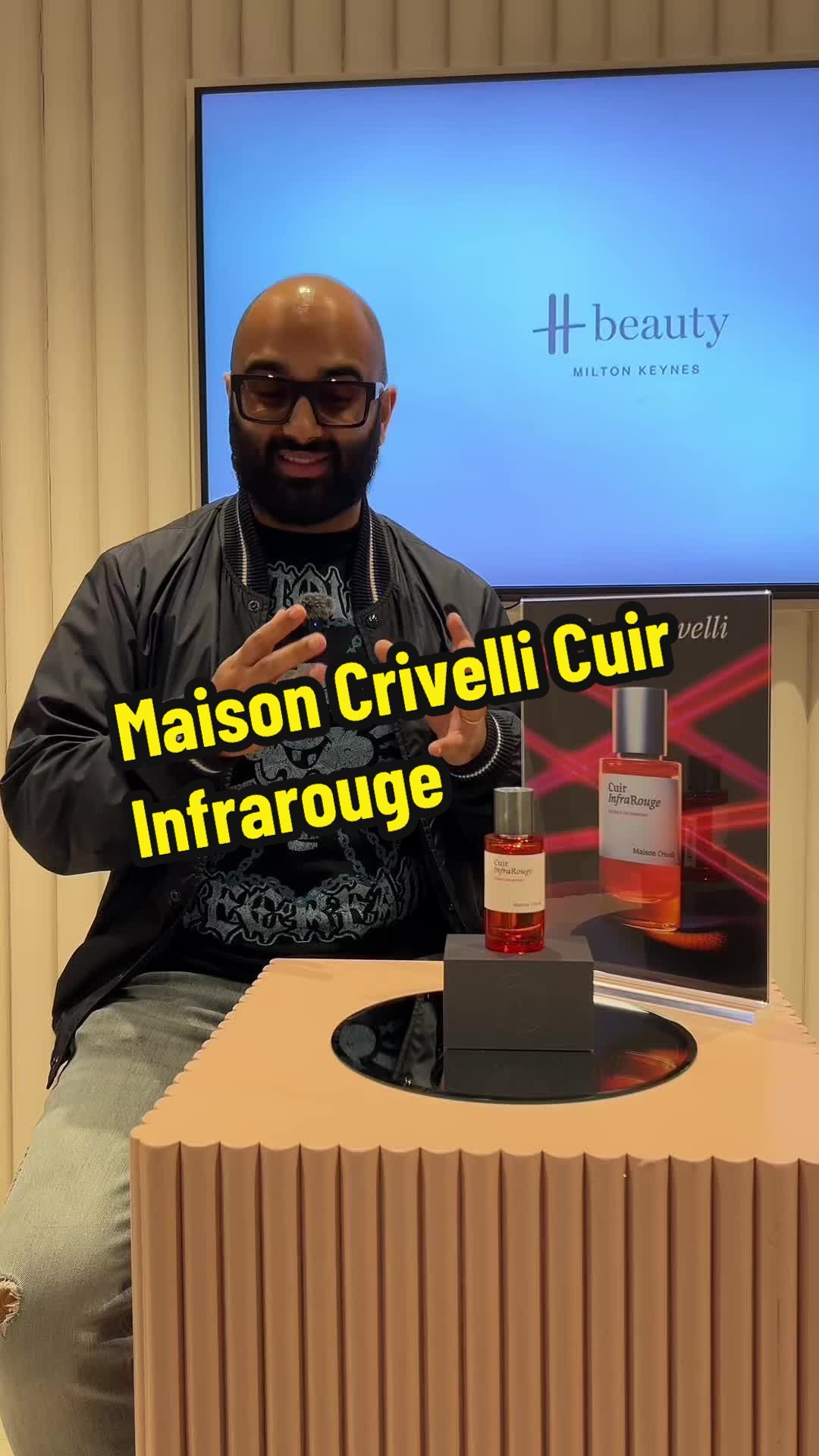Maison Crivelli Cuir Infrarouge is one of the best fragrances from the brand in my opinion! This is a bright and vibrant fruity leather scent. A lot of the sweet heavy lifting is done by candied raspberry.  Deeper down you are met with this fantastic rich leather base. A fragrance of contrasts, created by a brand who has made some brilliant fragrances we all know and love! #maisoncrivelli #rishij #rishij7 