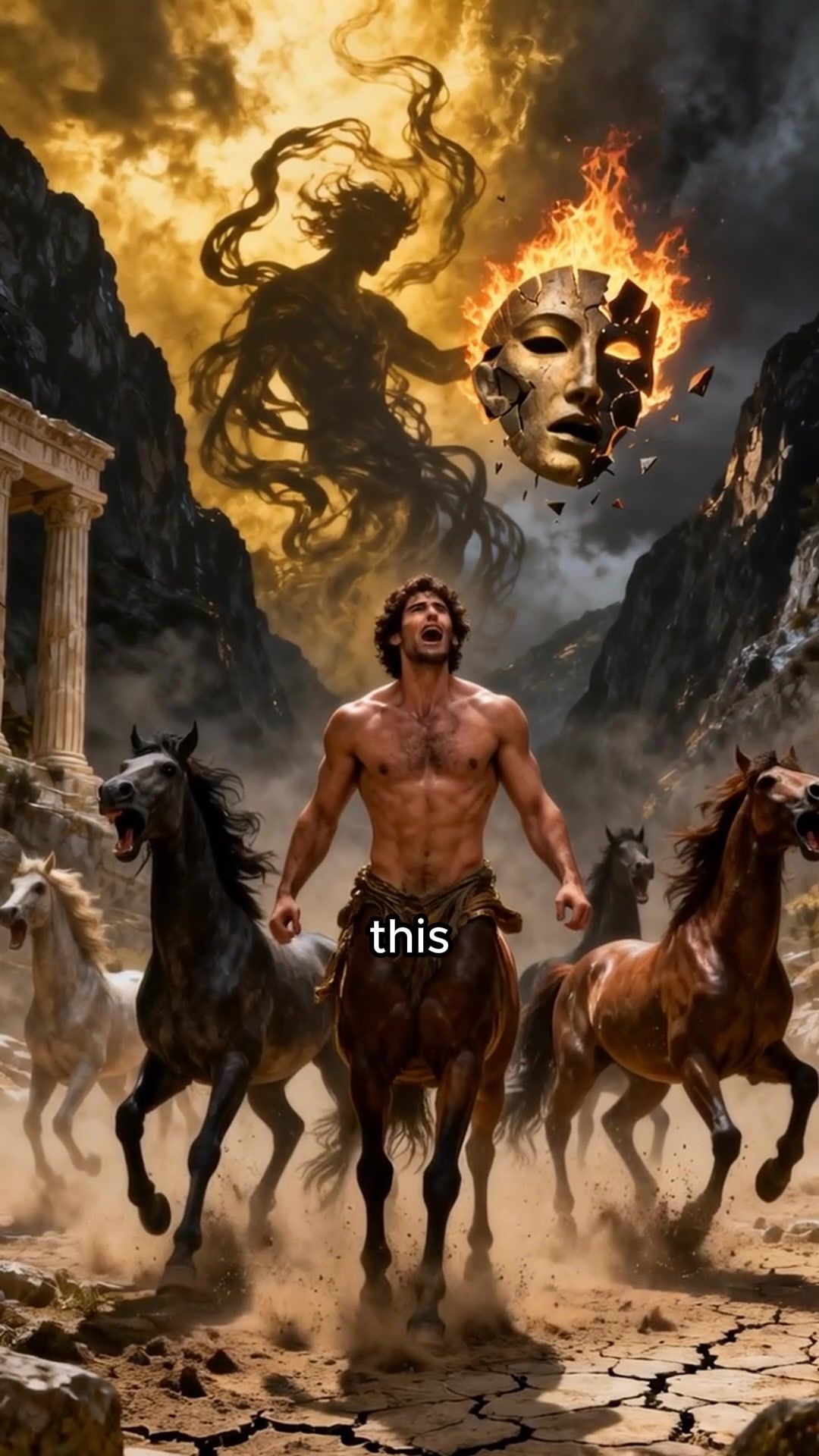 The Dark Origin of Centaurs: Born from a Curse #GreekMythology #DarkMyths #Centaurs #MythologyTok #LegendaryStories 