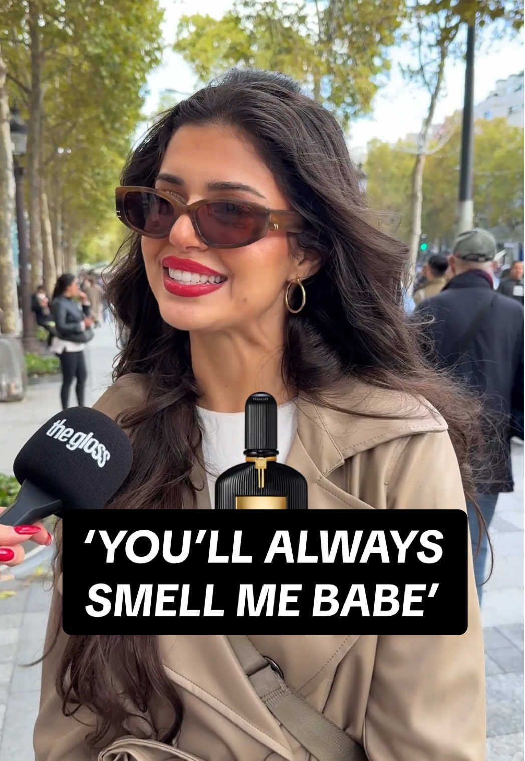 ‘You’ll always be able to smell me babe’ @Nadia Khaled @tomfordbeauty #perfume #fragrance 