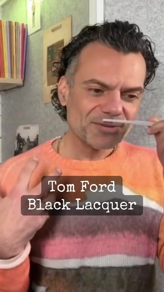 A clip from my review of #TomFord #BlackLacquer. For the full review, please go to YouTube. #perfume #perfumetok #perfumetiktok 