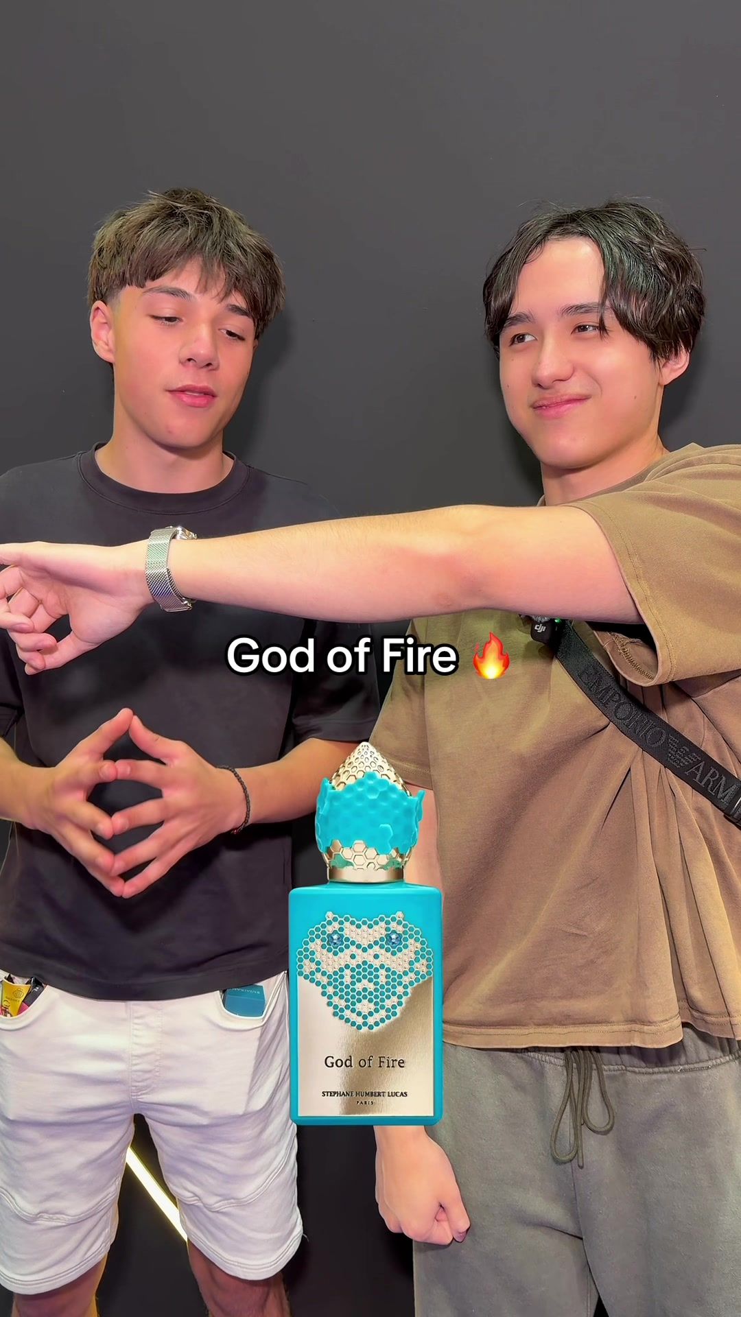 Influencers Try To GUESS The Original DNA 🧬🔥 #fragrancetiktok #perfumetok #colognetiktok #mensfragrance #mykonosperfume 