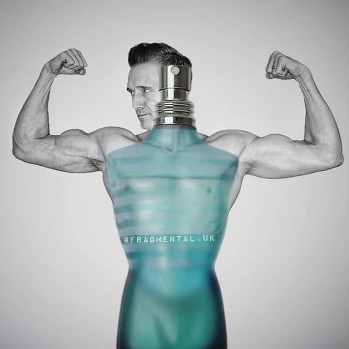 Fragmental profile picture