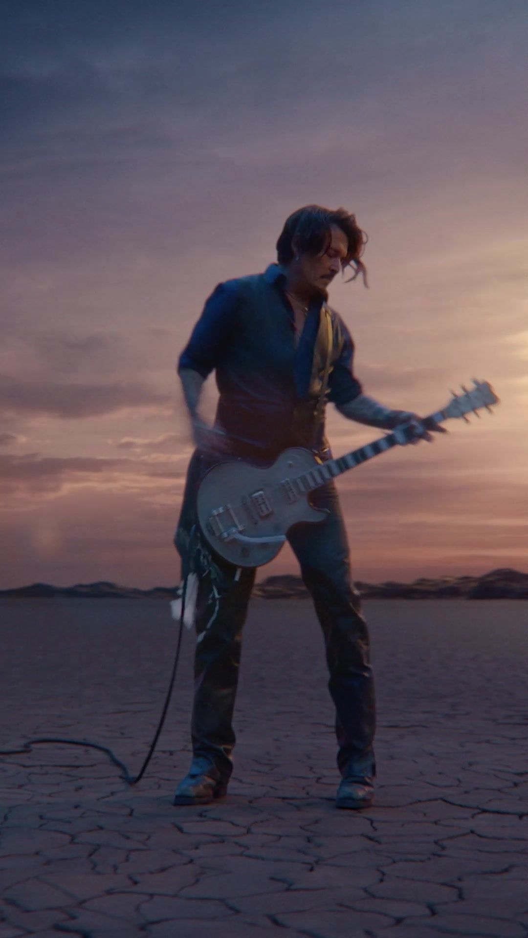 Bold and powerful, @johnnydepp   embodies the Sauvage film, featuring rock’n’roll and the night, wolves and the moon. •#DiorBeauty #DiorParfums #DiorSauvage