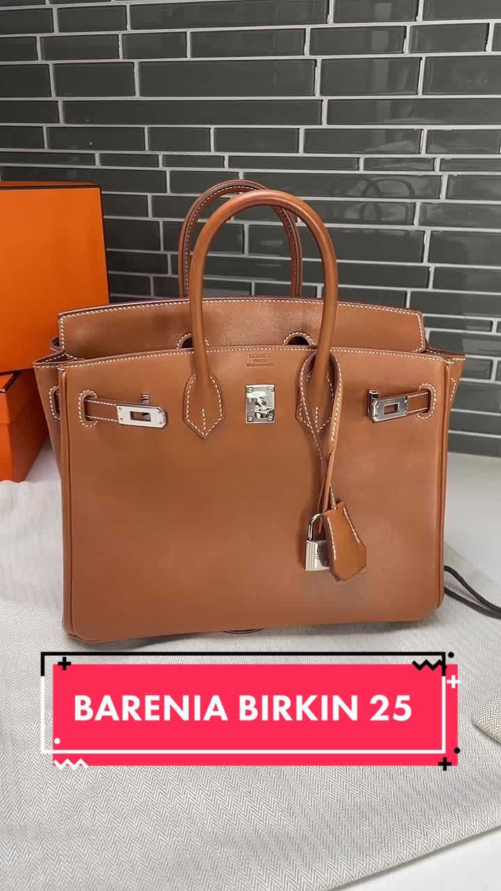 Fun facts about our new Barenia leather Birkin 25 🚨collector bag!!🚨 #hermes #hermesbirkin #birkin #birkin25 #babybirkin #barenia #rarebirkin #barenialeather #luxurygirl #adorethecouture #ItsGreatOutdoors