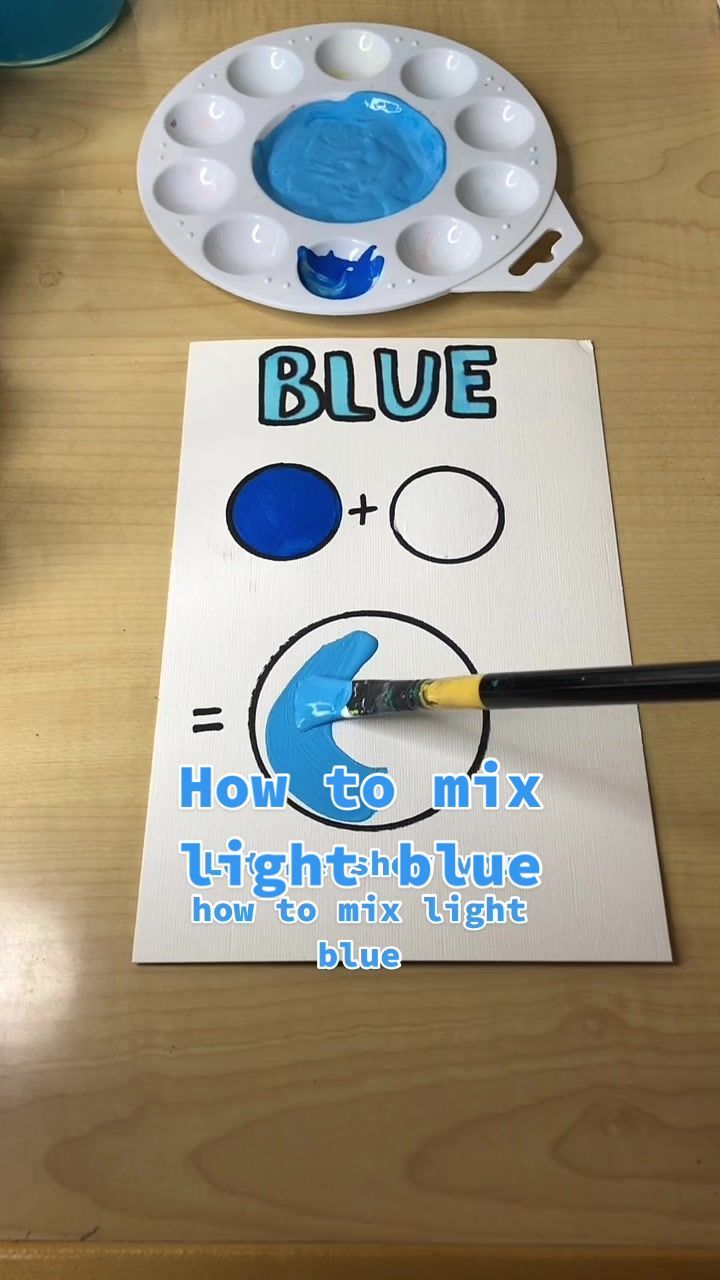 Replying to @mekafukata how to mix light blue with paint ! 🧊 #tiktoktaughtme #tiktokpartner #learnontiktok #ilearnedontiktok #todayilearned #howtomixlightblue #lightblue #lightbluepaint #howtomix #howtomixpaints #howtomixpaint #paintmixing #colortheory #colorcharts #colorchart #howtomixcolors #howtomixcolor #artskills #tiffanytutorials #artteachersoftiktok #arttipsandtricks #arttips #arttipsforbegginers #artteacher #tiktokartteacher #paintmixingtutorial #paintmixing101 #acrylicpaintingtutorial #acrylicpainting #paintmix #mixpaintcolors