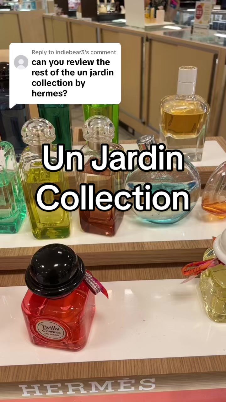 hands down my FAVE fragrance line #hermesperfume #hermes #perfume #unjardincollection #unjardinsurlalagune #unjardinsurlenil 