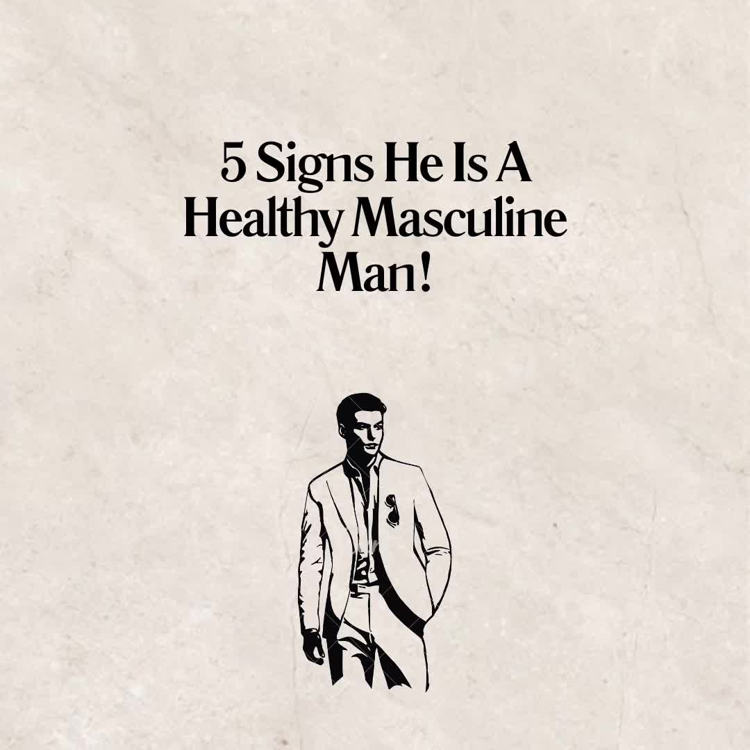 Signs he is a masculine man 👨 #masculine #datingadvice #dating 