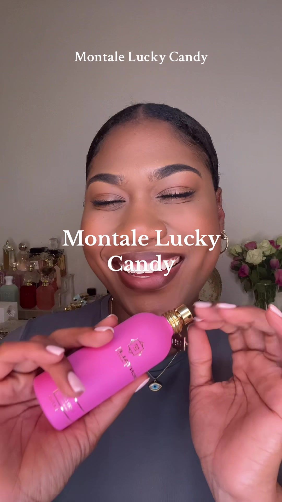 This is the best Montale fragrance ever!!! 💖  #perfume #montaleluckycandy #perfumetok #luckycandy #girlyperfumes #sweetperfumes 