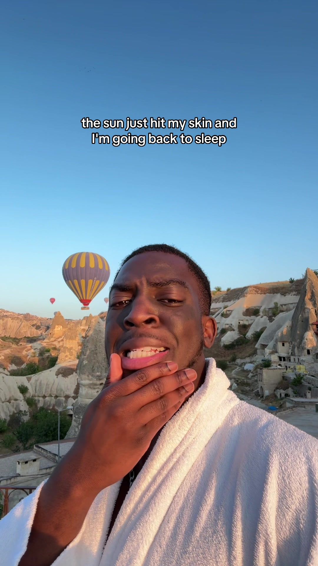 This place is magical! Cappadocia 🇹🇷 @nnennaokeke @joshryanx @Megan Mcloughlin 🦋 #cappadocia #holiday #hotairballoon #travelwithmoyo 