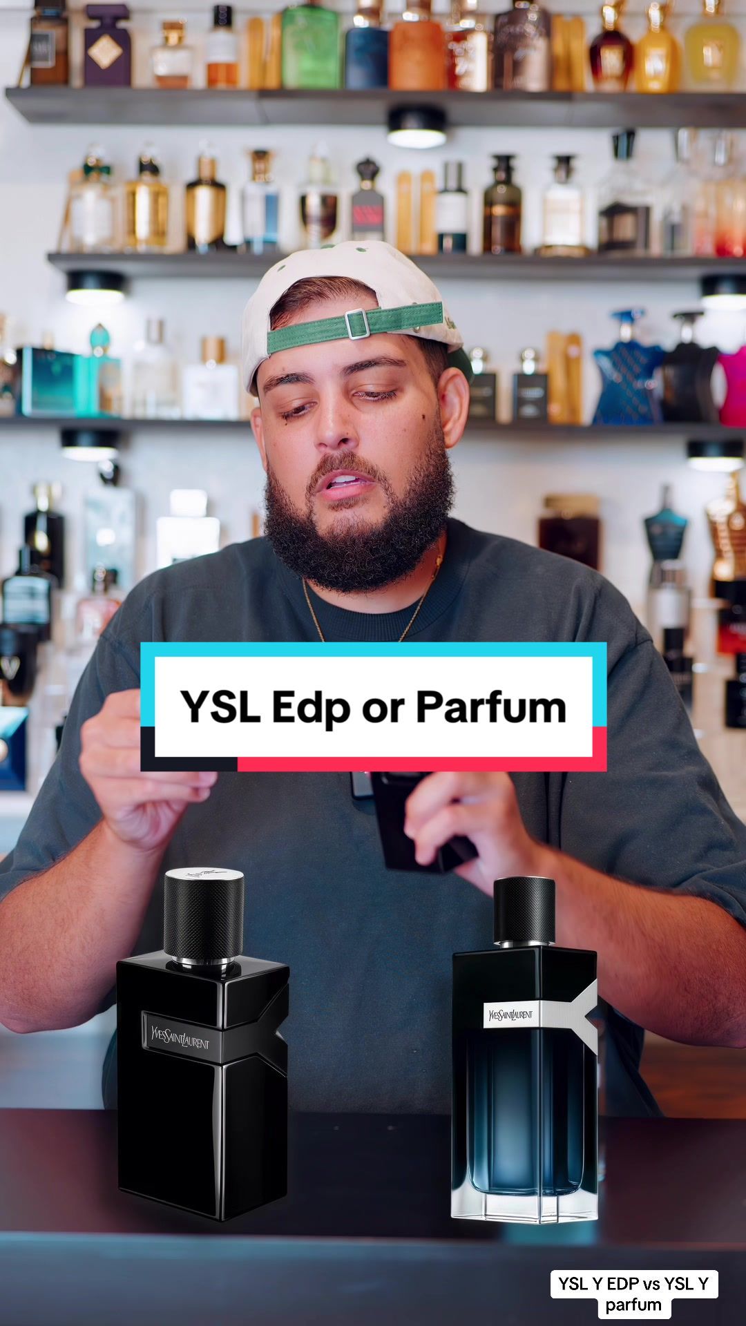 YSL Y EDP or YSL Y Parfum? #fragrance #colognetiktok #fragrancetiktok #yslyedp #yslyparfum #summerfragrance 