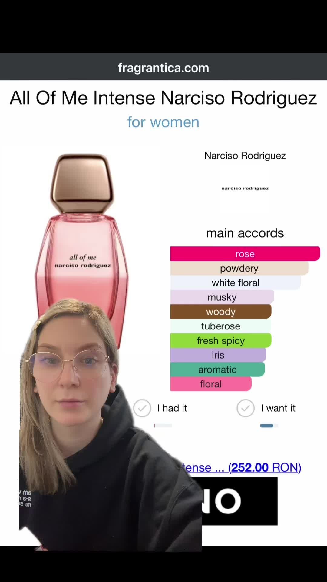 Noul All of me-intense al lui @narcisorodriguezparfums este la reducere la @Notino 🫶❤️ #blackfriday #hadtohaveit #musthave #floral #rosey #musky #summerscent 