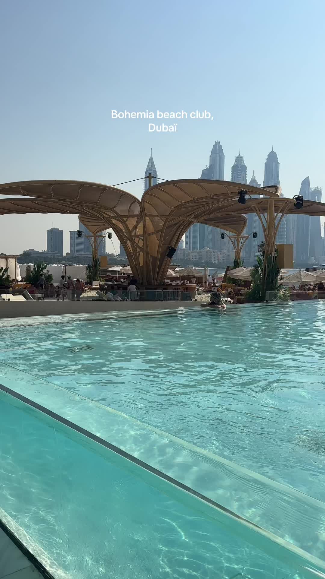 IG:emmarltt 📍Bohemia Beach club Dubaï #dubai #beachclub #bohemiabeachclub 