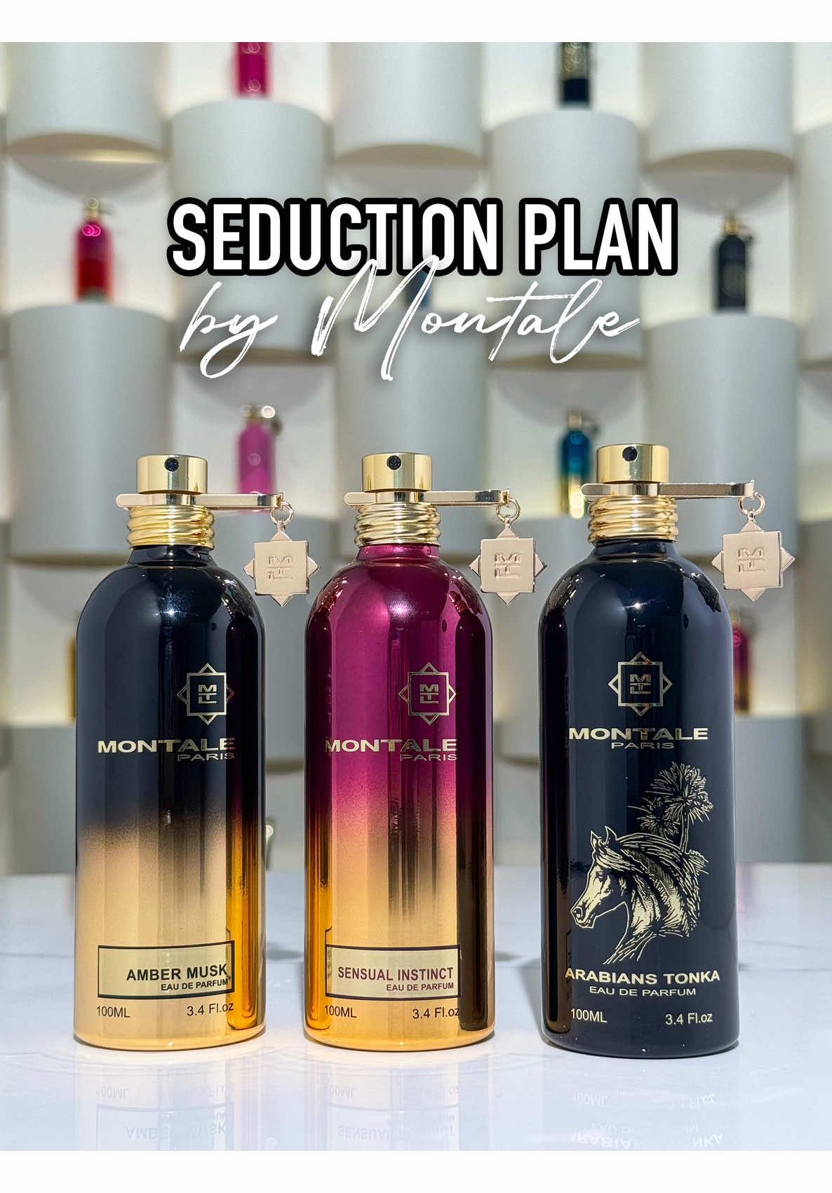 SEDUCTION PLAN by MONTALE 💘 This year, love isn’t just in the air… it’s on your skin.   👀 Arabians Tonka – The obsession starts… They can’t take their eyes off you.   ⚡ Sensual Instinct – The attraction intensifies. The tension? Electric.  ❤️ Amber Musk – Game over. They’re yours. Forget the roses, this year, gift them an obsession they won’t recover from… Warning : May cause unforgettable Valentine’s nights… 😏 #valentinesday #Montale #couple #perfumes #trend #lover #arabianstonka #sensualinstinct #ambermusk #14 
