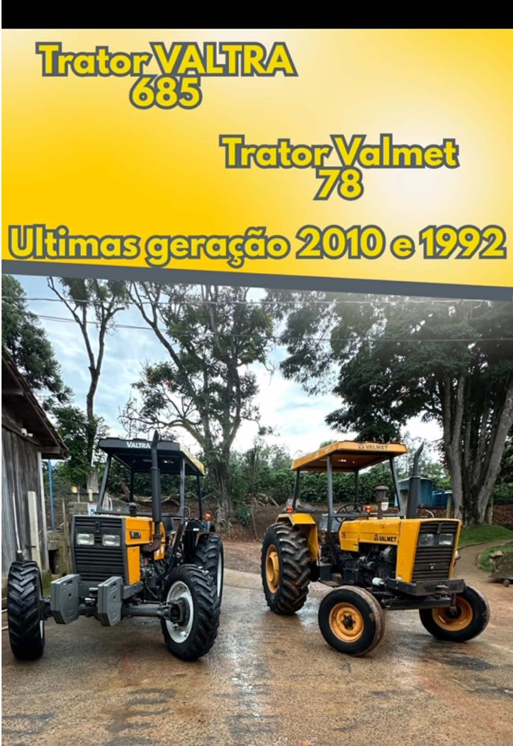 Vem da uma conferida nas lendas Trator Valtra 685 e Trator Valmet 78 ambos de ultima geração ano 2010 e ano 1992. #valtra #valmet #tratoresagricolas #cafesdobrasil #cafeicultor #agricultura #agricultor #tratorista #agronegocio #agroetop #agro 