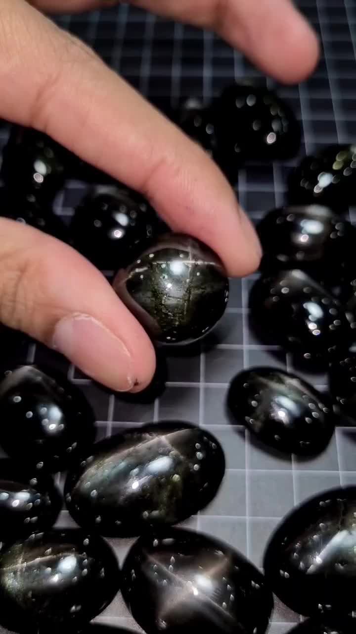 Unveiling the cosmic beauty of Black Star Diopside ✨—also known as the 'Black Star of India.' This captivating gemstone reflects the night sky with its mesmerizing star-like asterism #gemstone #gemshow #gemcollection #cabochonsupplier #gemshowsusa #crystals #raregemstone #blackgemstone #starsapphire #opal #fireopal #gemstone #bluesapphire  #amethystgemstone #Kyanites #naturalkyanite #Purplegemstone #usa_tiktok  #ametrinejewelry #australia 