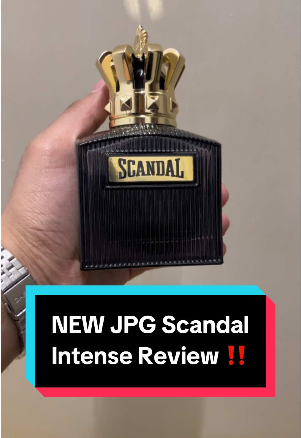 Reviewing the NEW Jean Paul Gaultier Scandal Intense ‼️👀 #fyp #jpg #perfume #new #review #fragrancetiktok #fragtok #fragrances 