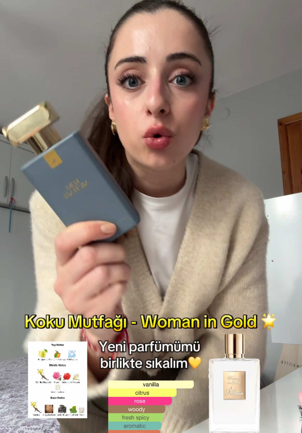 Kendi paramla satın aldım. Killian - Woman in Gold benzerini deneyelim. @Koku Mutfağı’ndan aldım. Daha önce denemediğim bir killian parfümü yok. Love dont be shy mesela benim için gerçekten aynısı çok iyi yapıyorlar killian parfümlerinin benzerlerini. Videoda sorabileceğiniz bütin detaylardan bahsediyorum. Bütün parfümleri kendi paramla satın alıyorum. Reklam yoktur.🌟🤍 @MuscentPerfume #muscent #kokumutfağı #muscentparfüm #muscentparfümönerileri #parfumereccomended #parfümtavsiyesi #fypシ゚ #scenttok #parfüm #foryoupage #fragrancetiktok #parfümönerisi #womaningold 