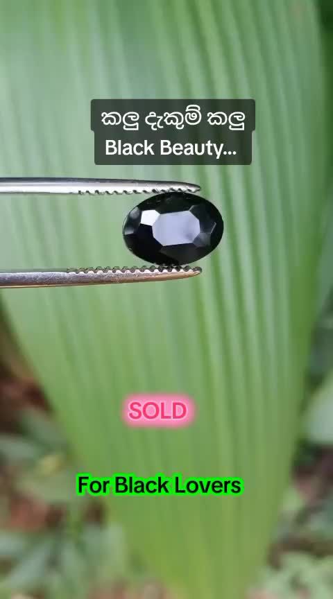 Unique and stunning black gemstone thank you Mr. Markedies for purchasing ❤️ #foryourpage #fyp #foryou #luxurylifestyle #gemdealer #srilanka #recommendations 